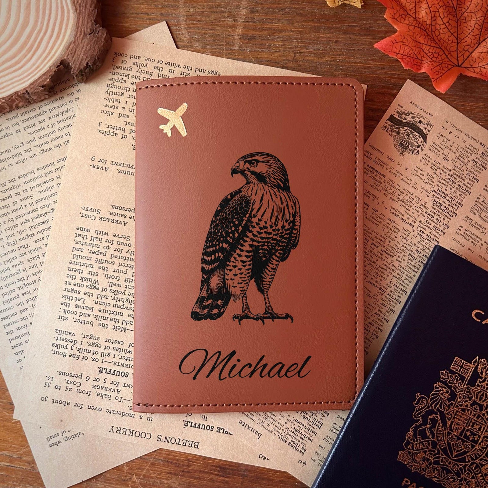 Hawk Passport Cover – Design #20