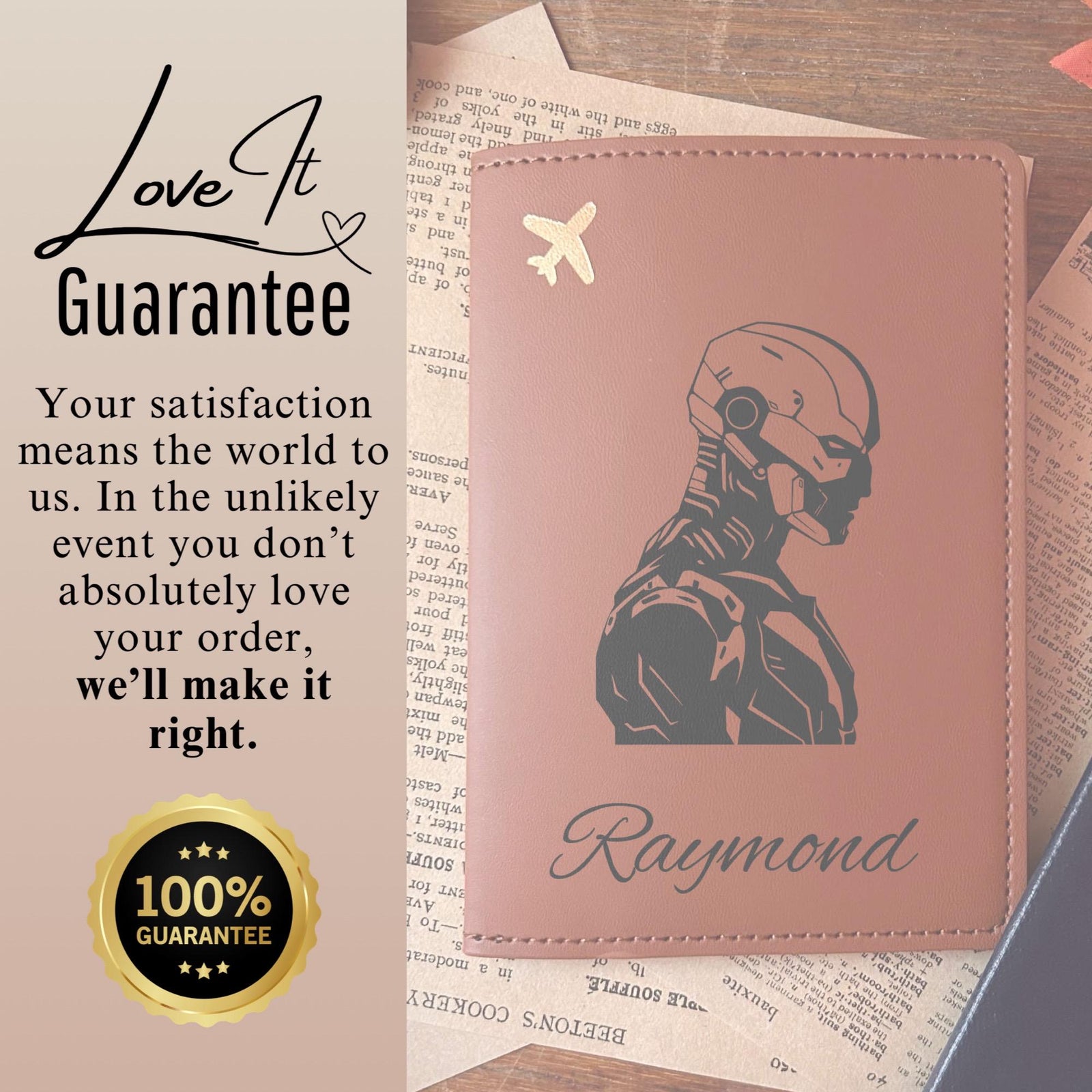 Cyborg Passport Cover – Design #11