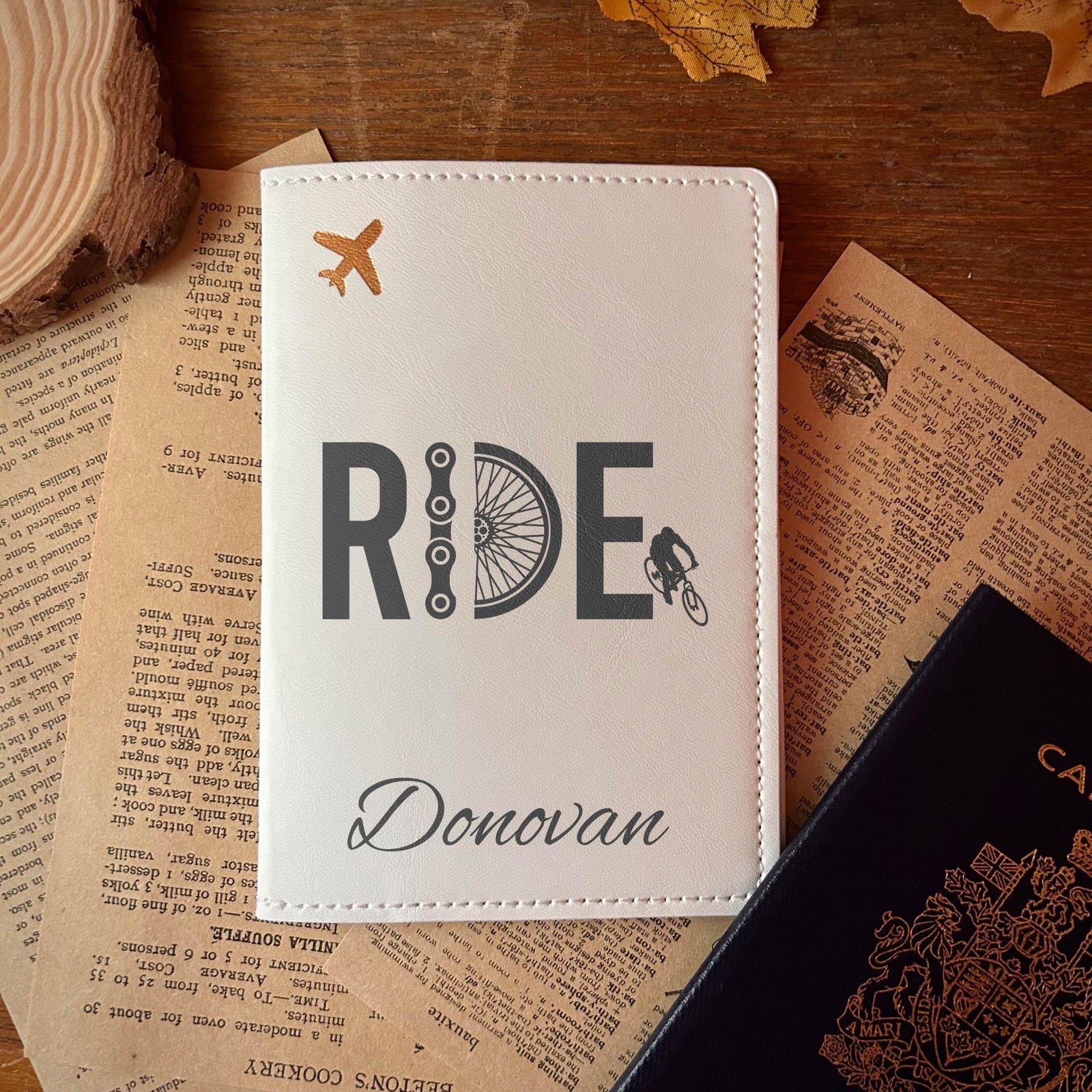 Cyclist Passport Cover – Design #8