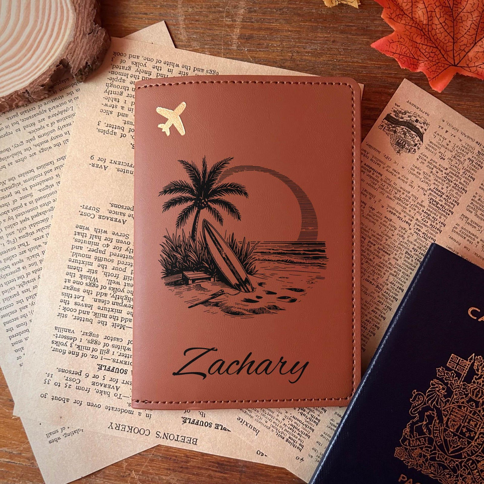 Surf Passport Cover – Design #7