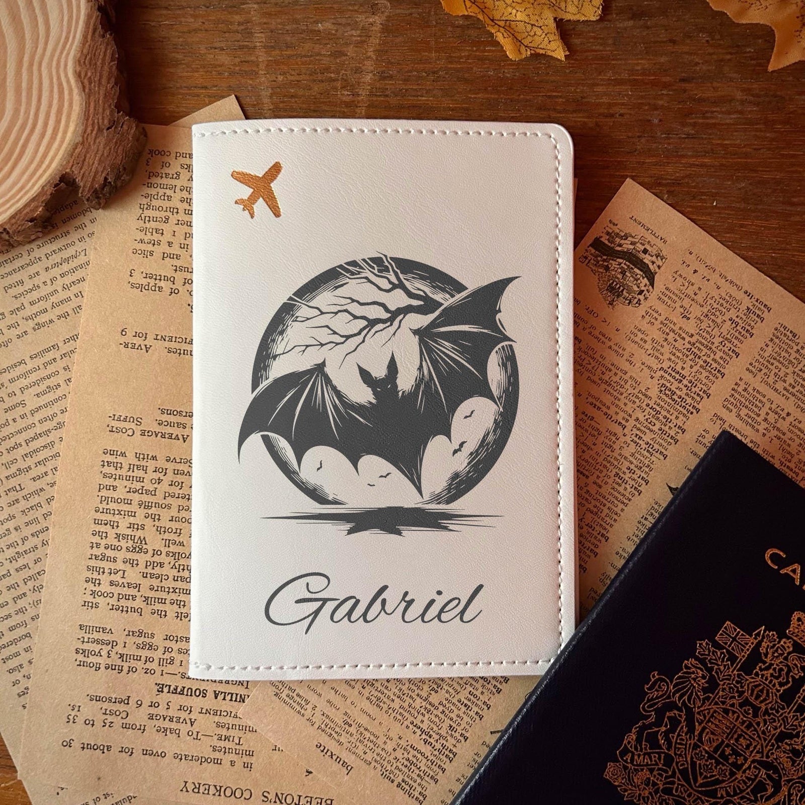 Bat Passport Cover – Design #1