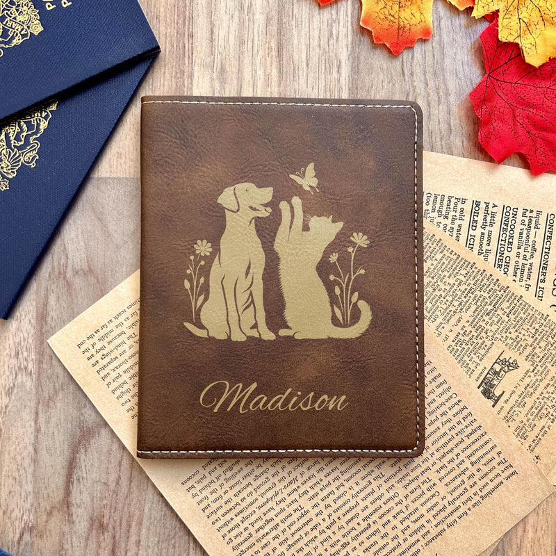 Gold Pet Lover Passport Cover – Design #37