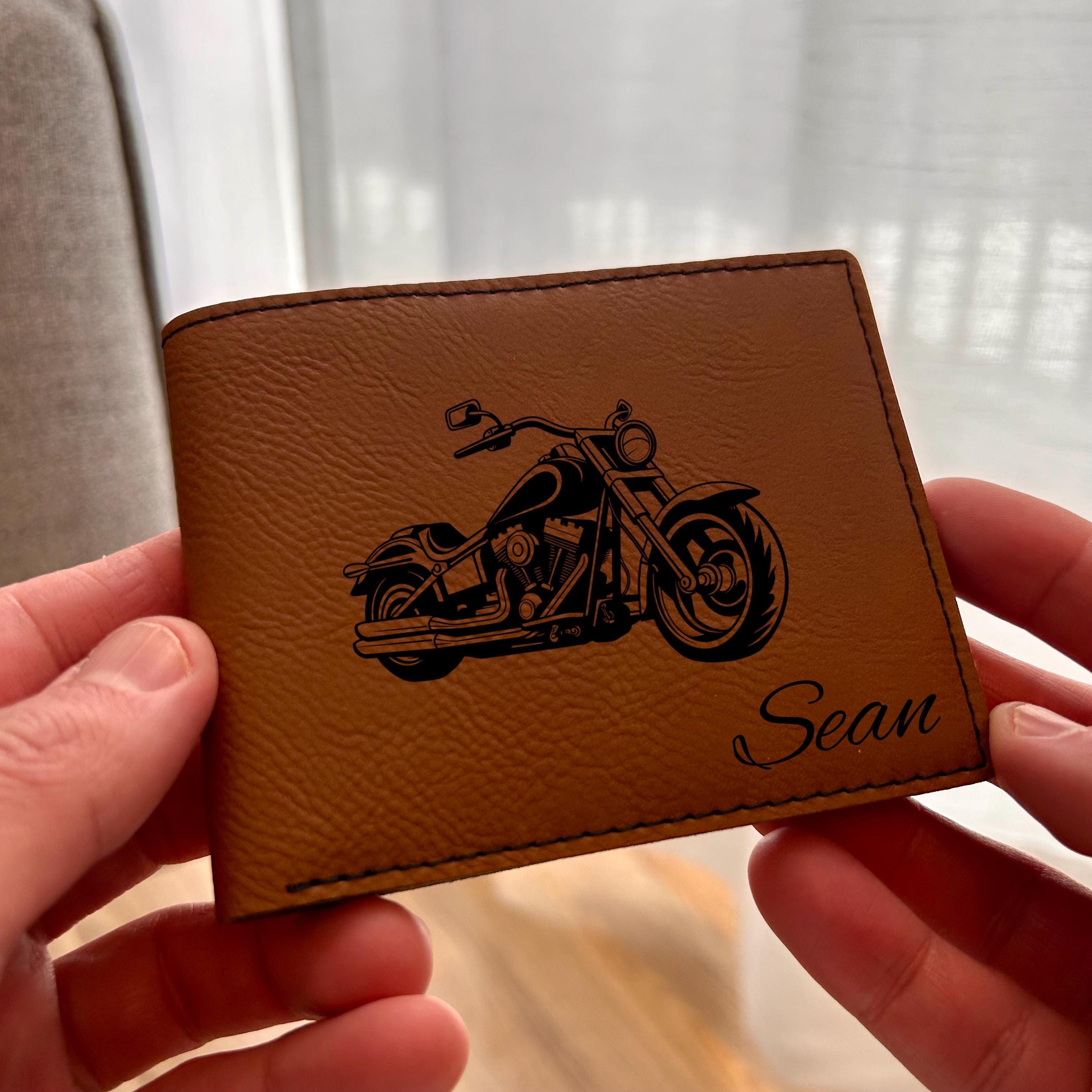 Motorcycle Leather Wallet
