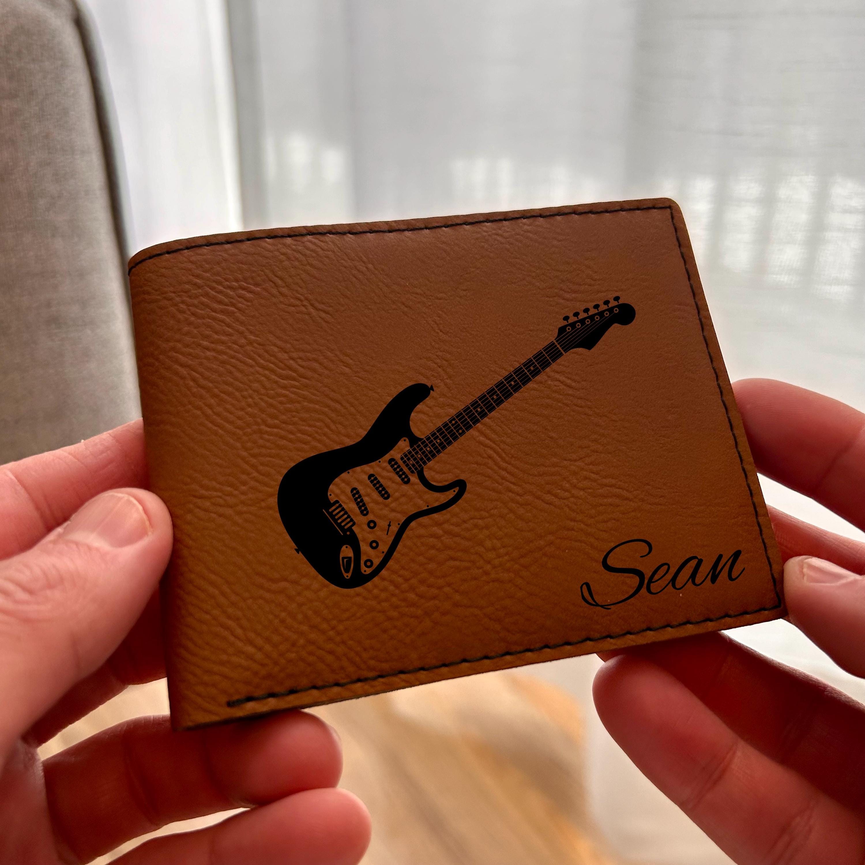 Guitar Leather Wallet