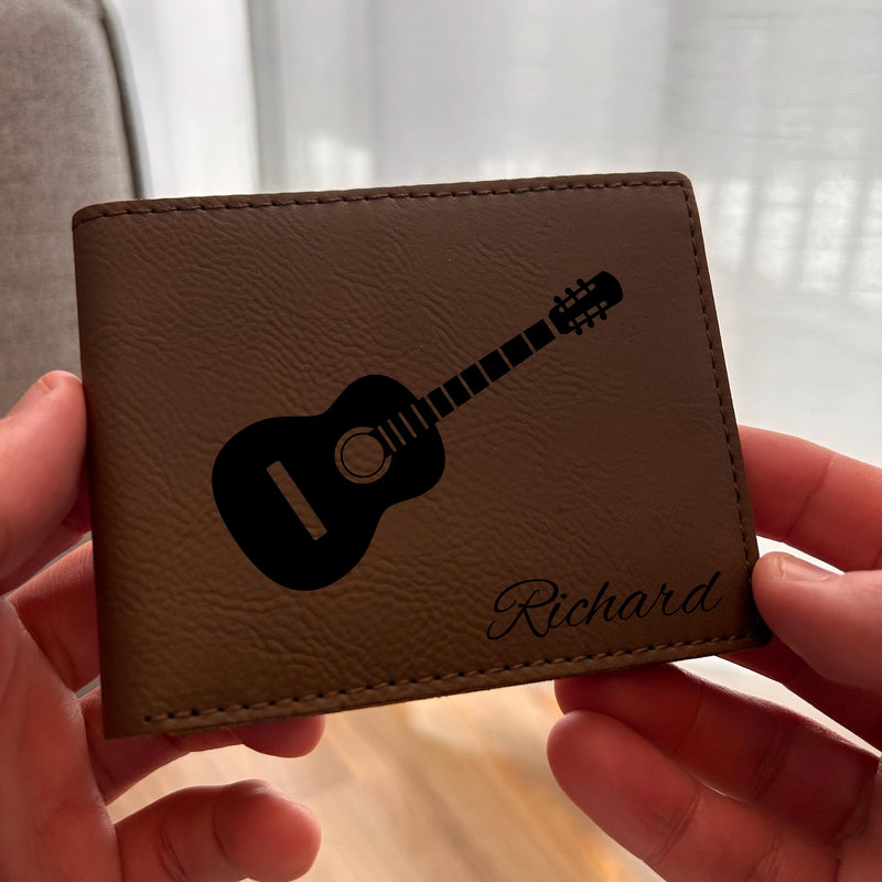 Guitar Leather Wallet