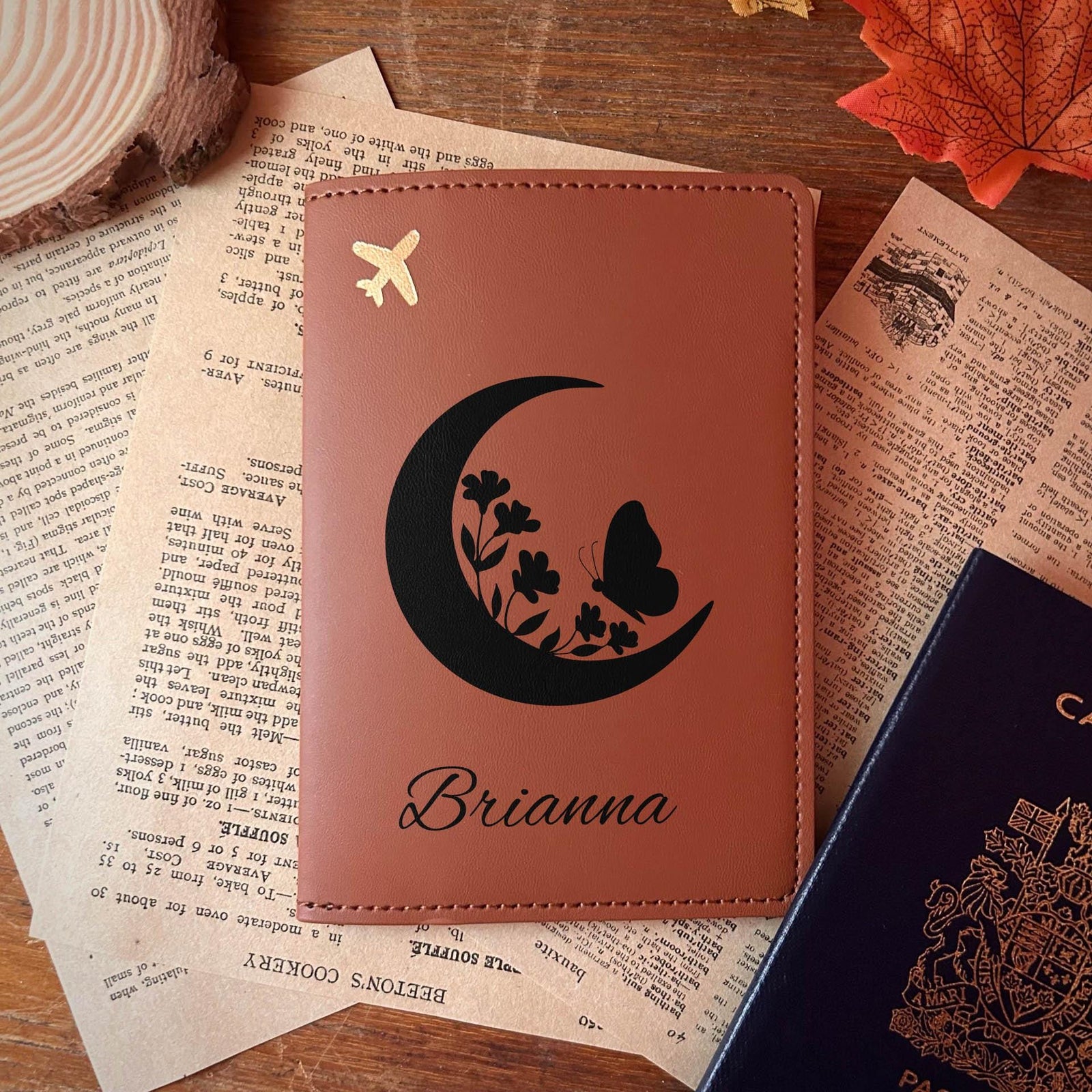 Mystic Moon Passport Cover – Design #61