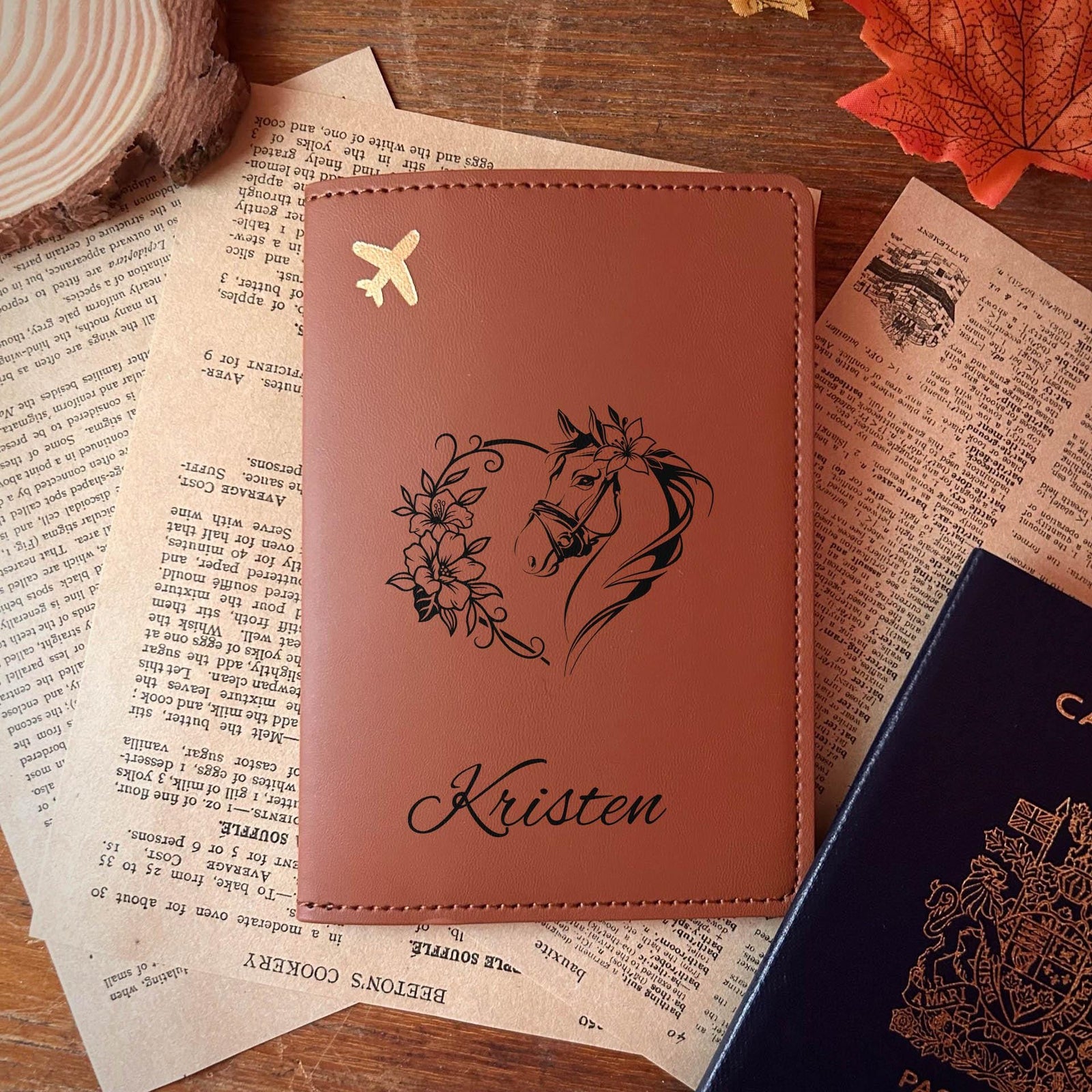 Horse & Heart Passport Cover – Design #65