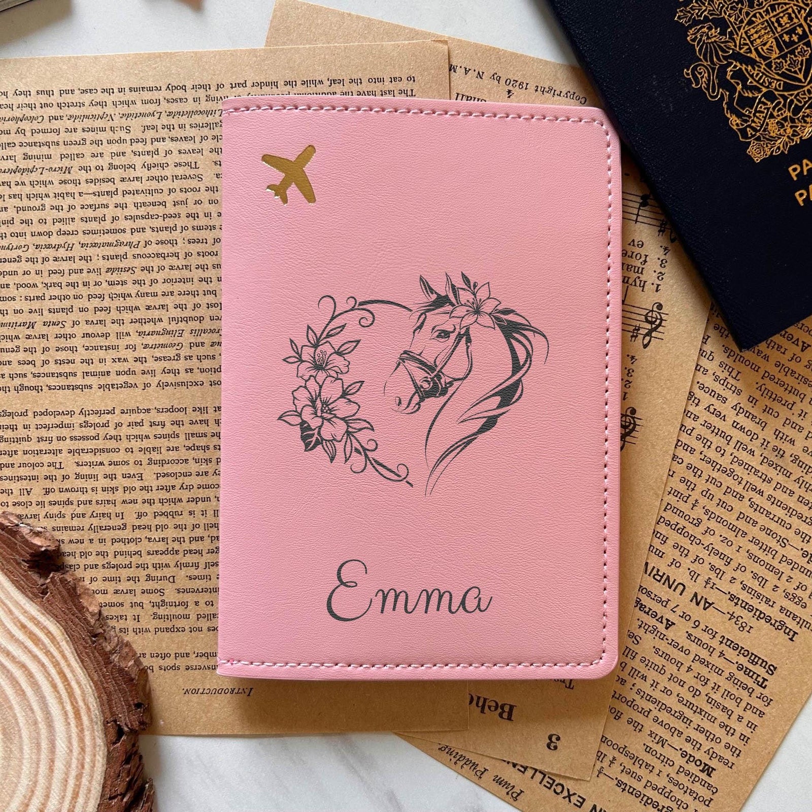 Horse & Heart Passport Cover – Design #65
