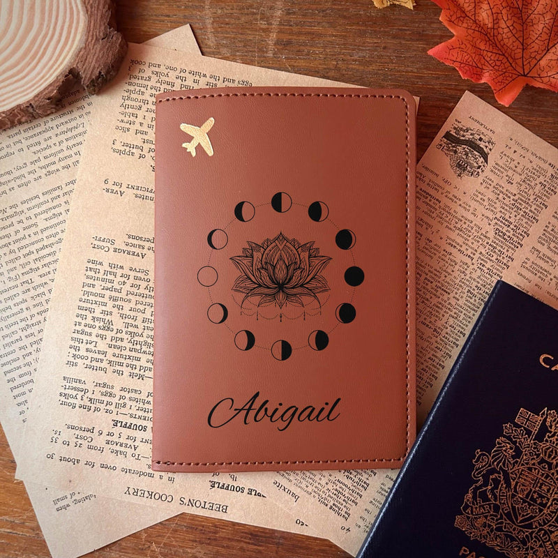 Lunar Lotus Passport Cover – Design #74
