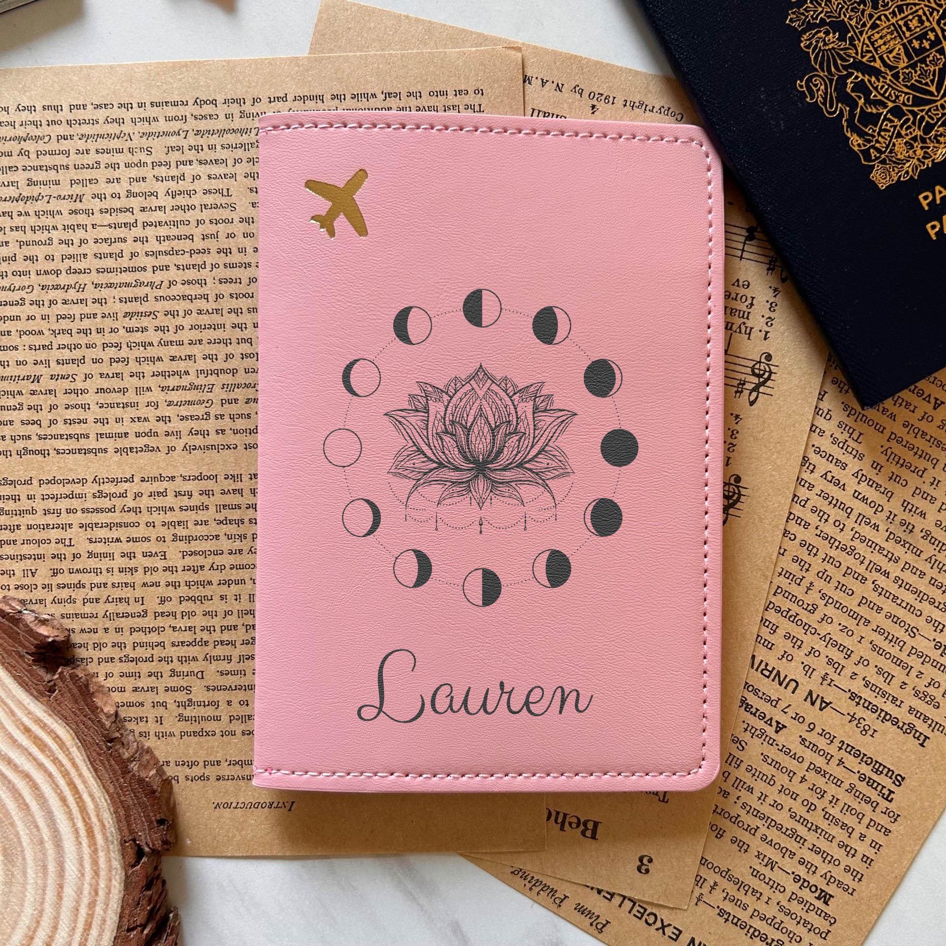 Lunar Lotus Passport Cover – Design #74