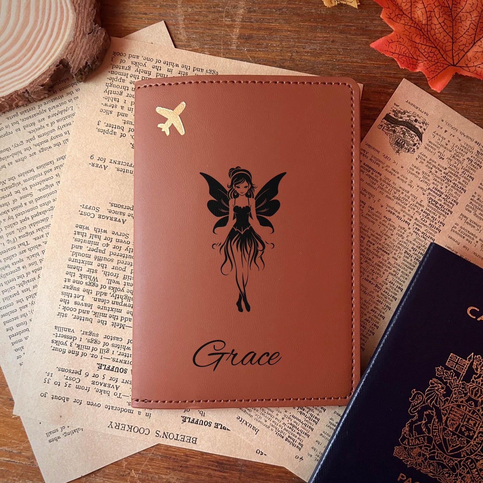 Nocturne Fairy Passport Cover – Design #75
