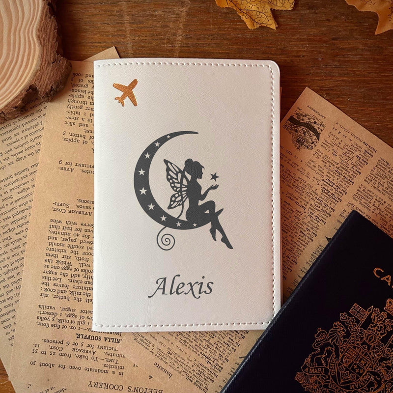Fairy & Moon Passport Cover – Design #77