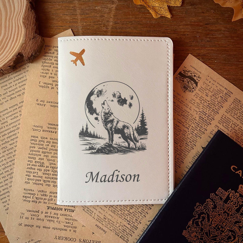 Lunar Wolf Passport Cover – Design #89