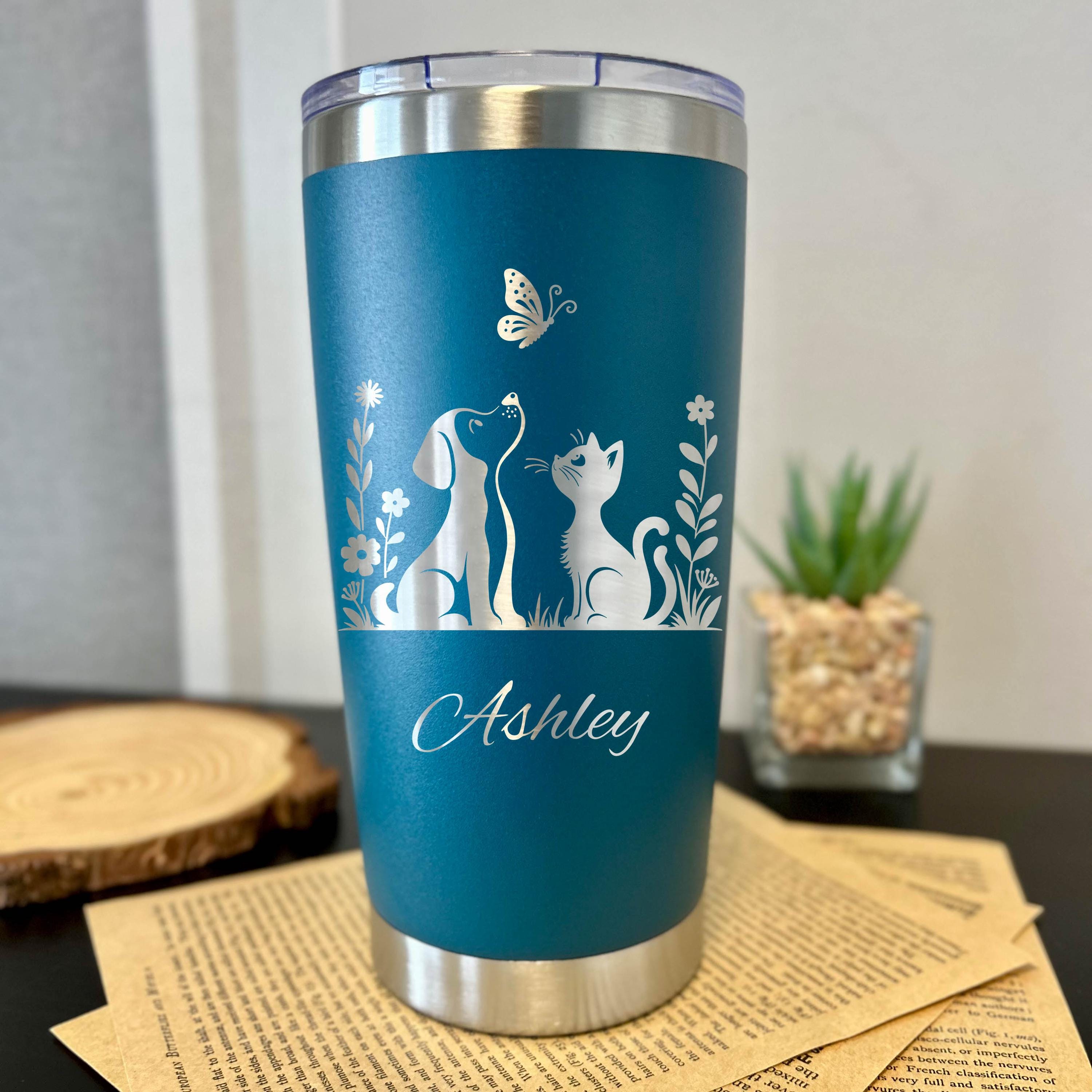 Pet Friendship 20oz Engraved Tumbler