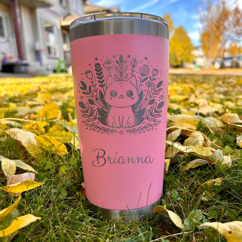 Wild Kitten 20oz Engraved Tumbler