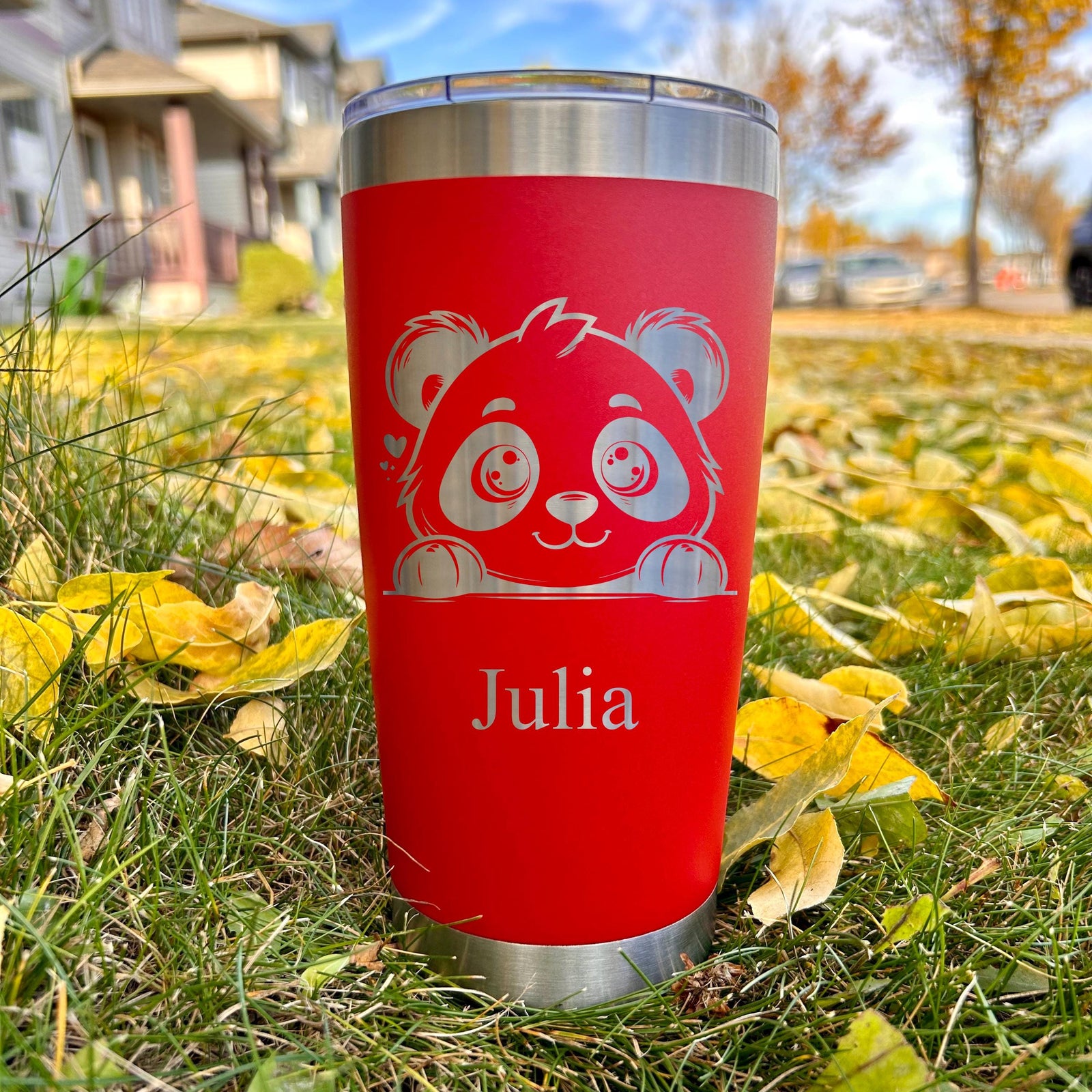 Baby Panda 20oz Engraved Tumbler