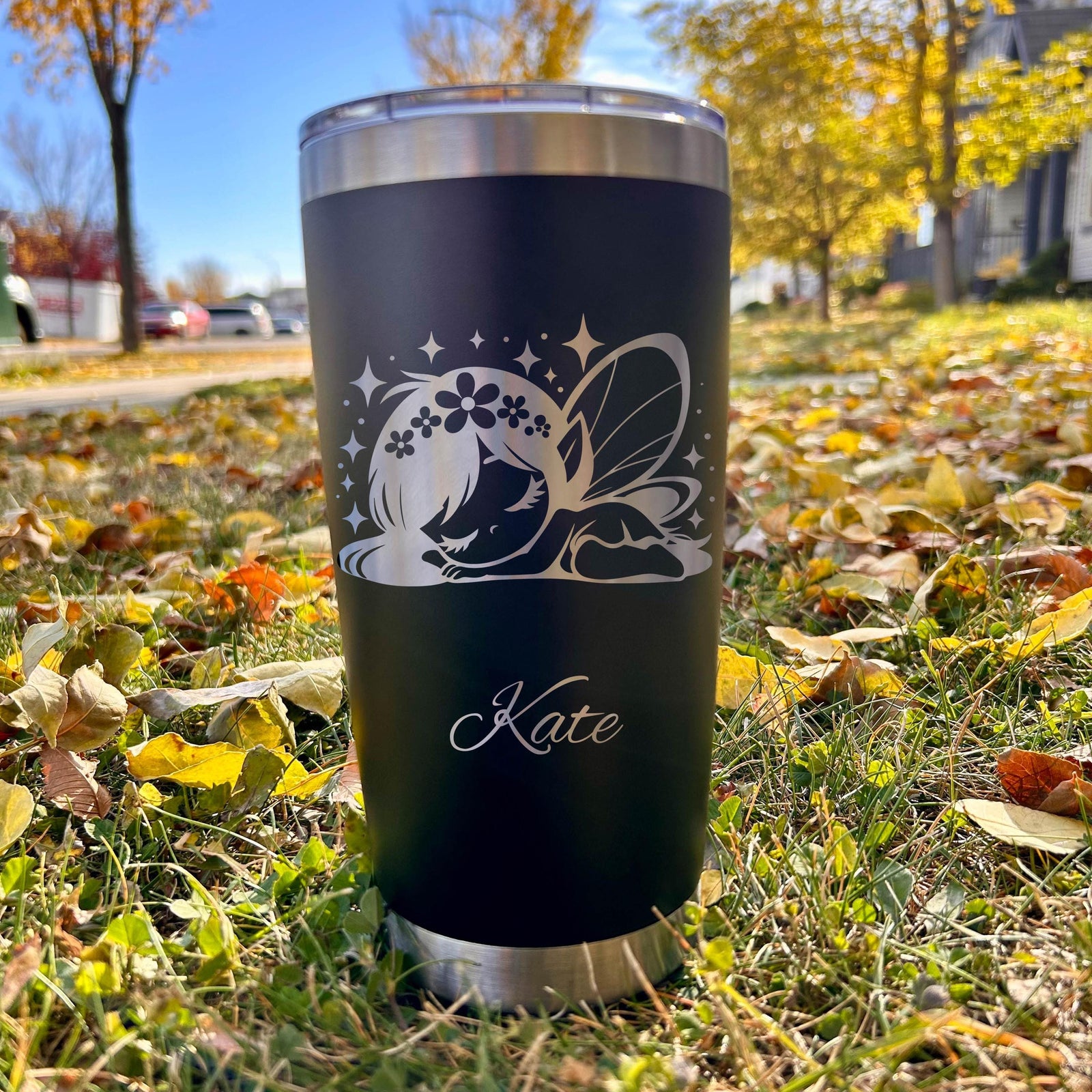 Sleepy Fairy 20oz Engraved Tumbler