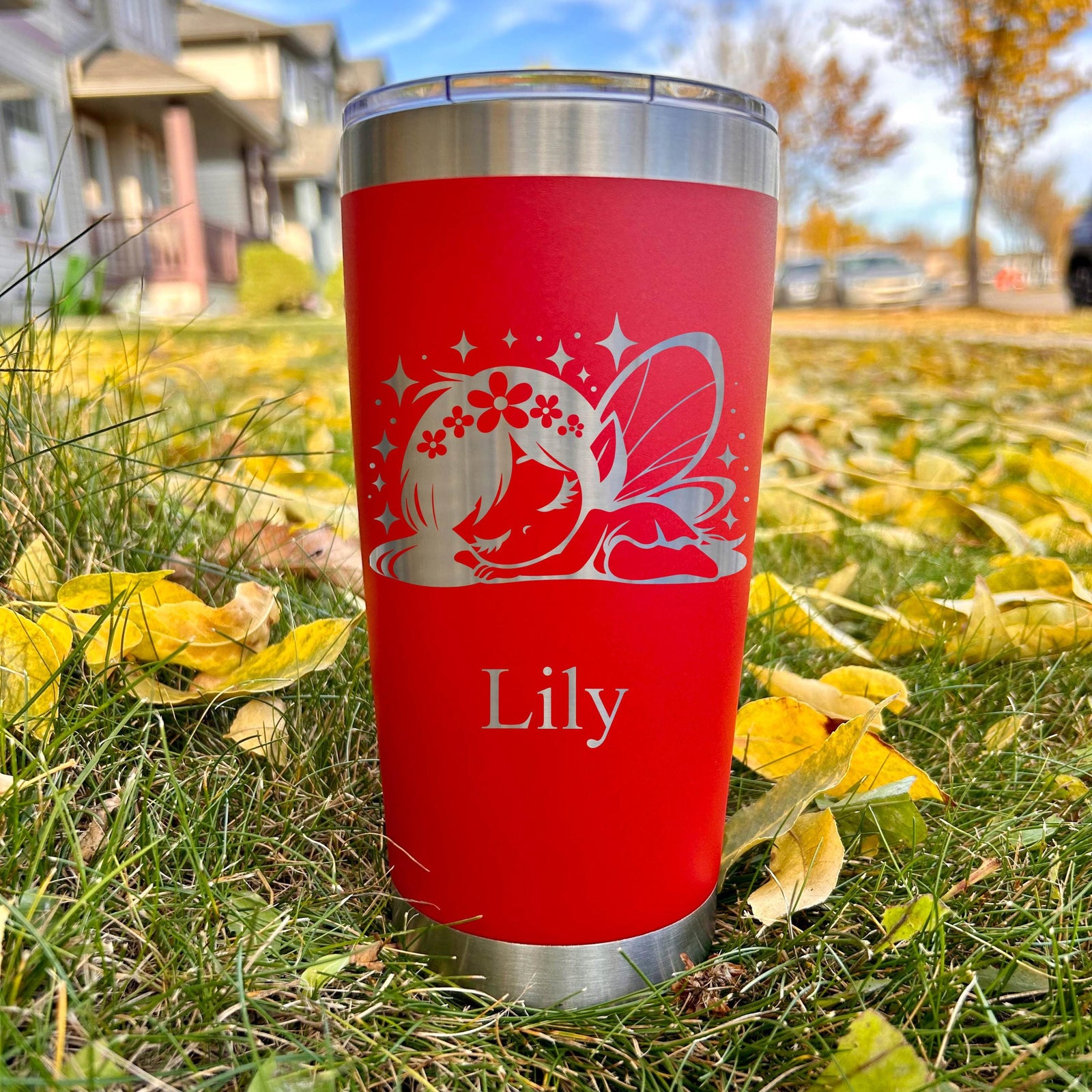Sleepy Fairy 20oz Engraved Tumbler