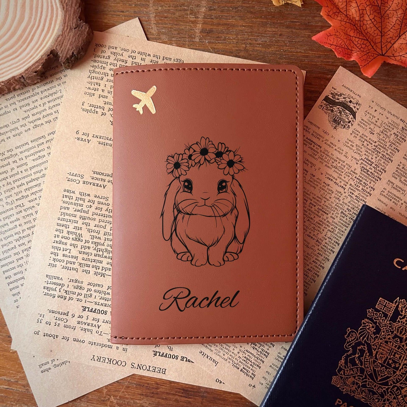 Cute Bunny Passport Cover – Design #36