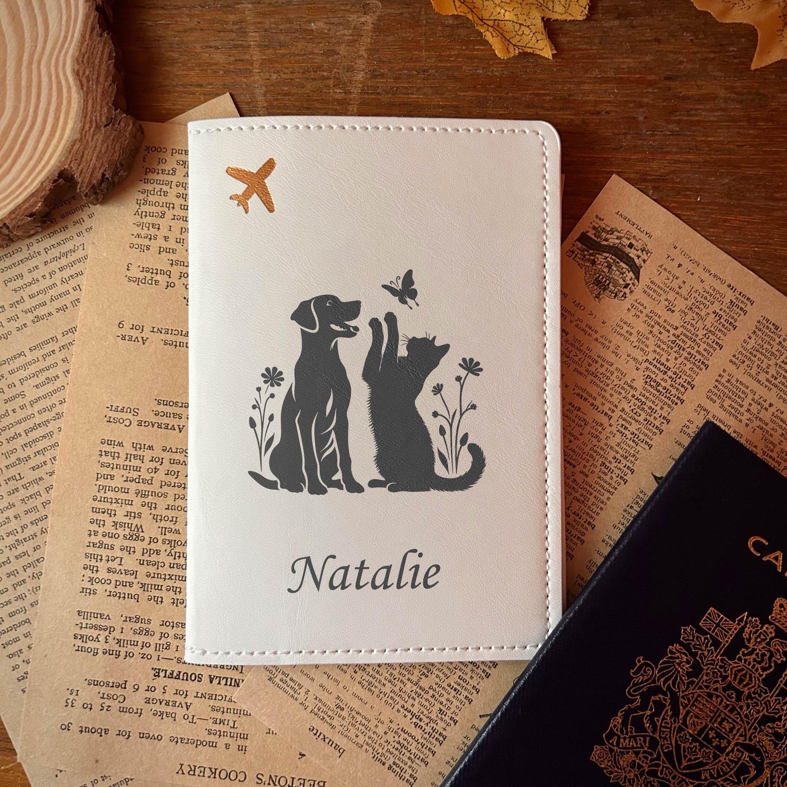 Pet Friendship Passport Cover – Design #37