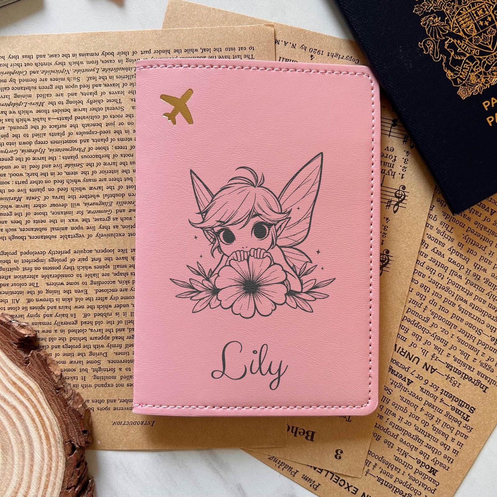 Cute Fairy Passport Cover – Design #50