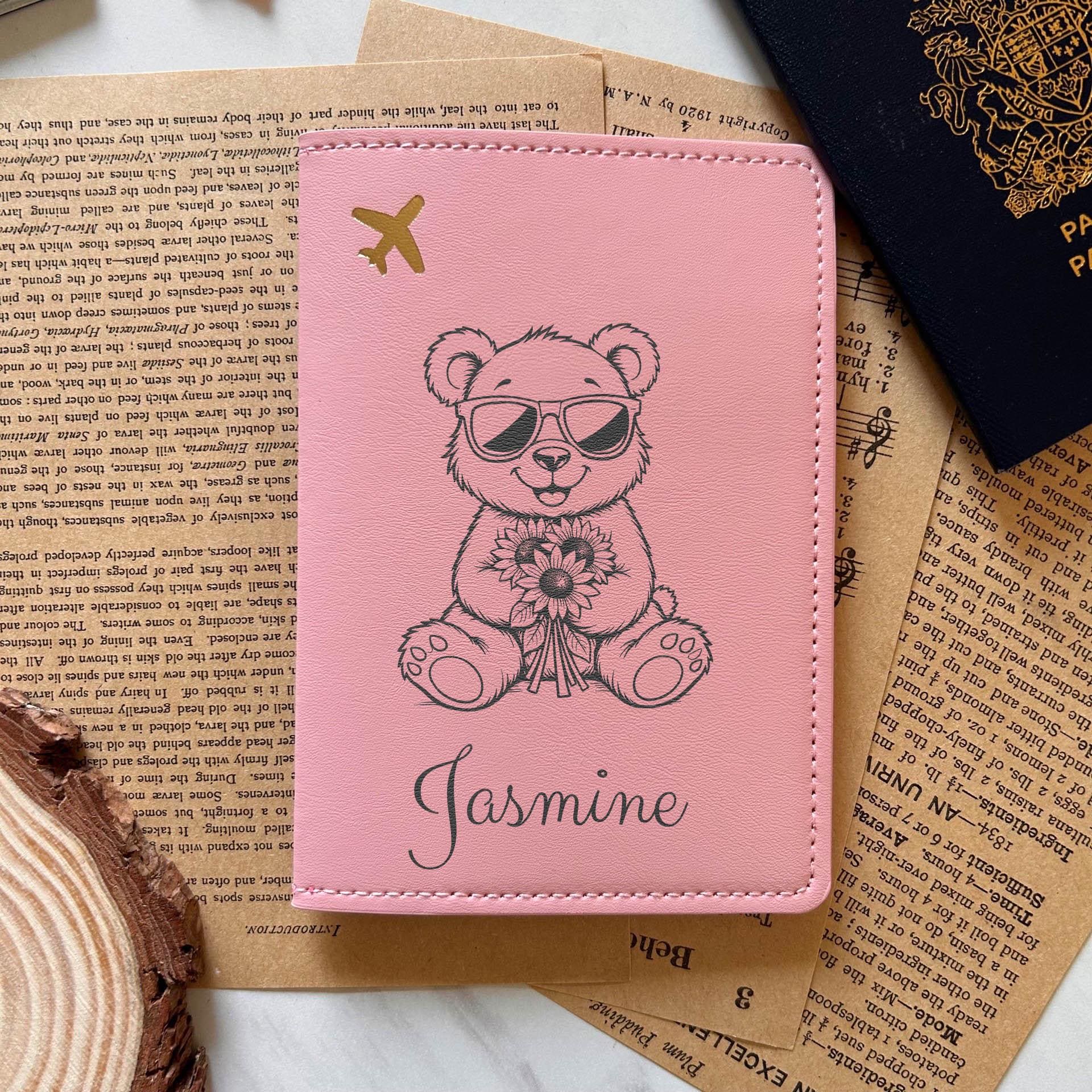 Teddy Bear Passport Cover – Design #60
