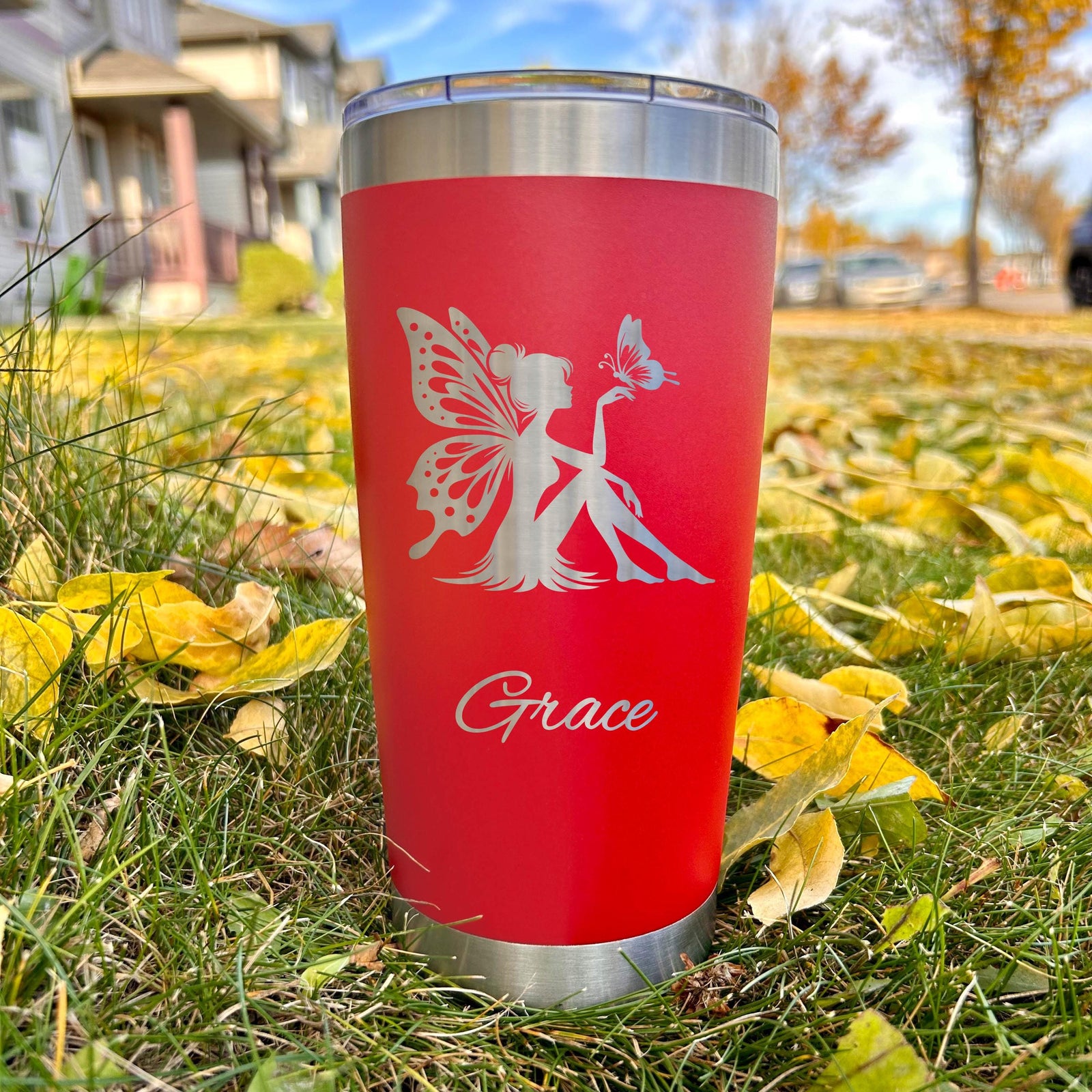 Moonlight Fairy 20oz Engraved Tumbler