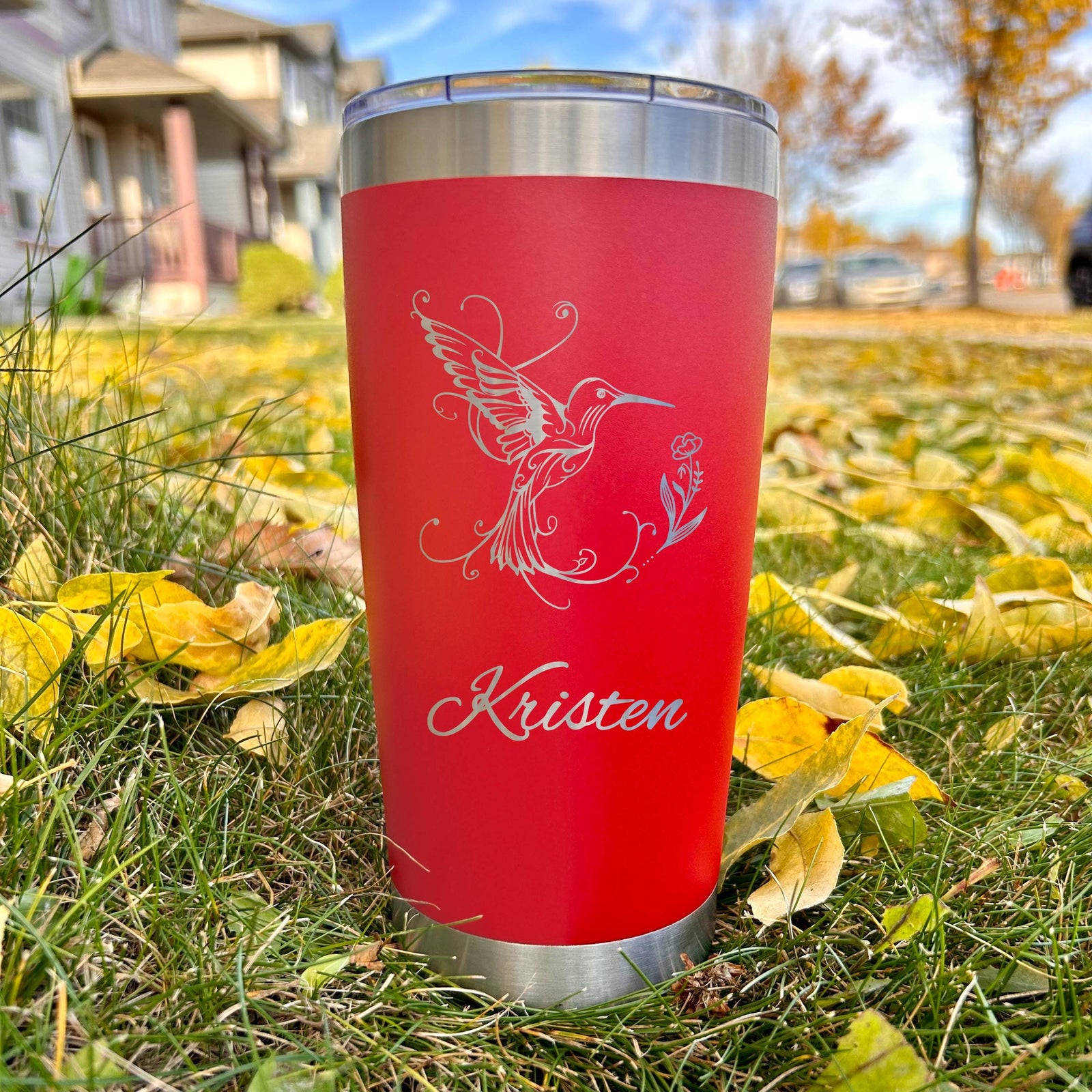 Hummingbird 20oz Engraved Tumbler