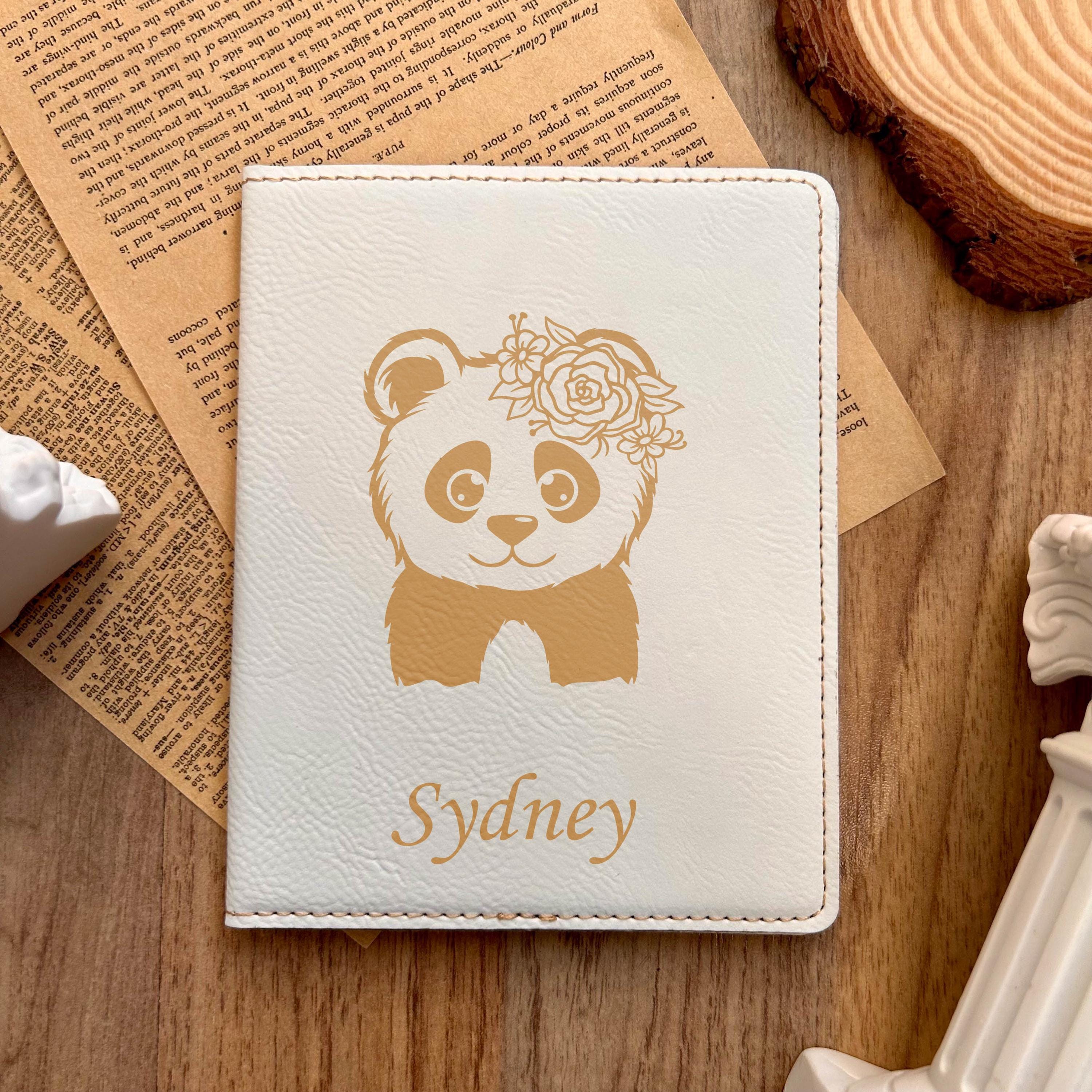 Gold Panda Passport Cover – Design #66
