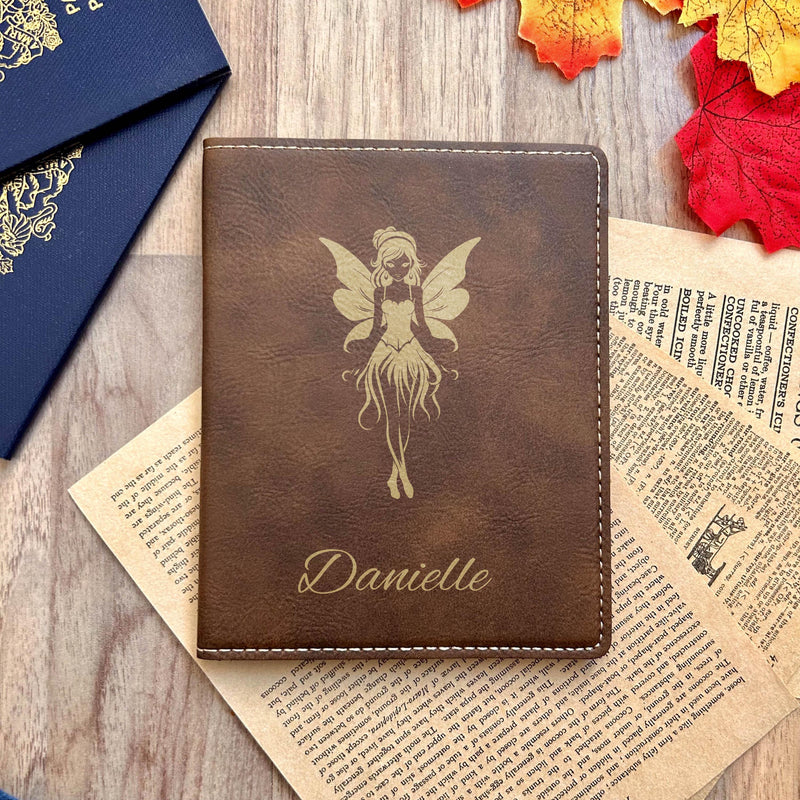 Gold Nocturne Fairy Passport Cover – Design #75