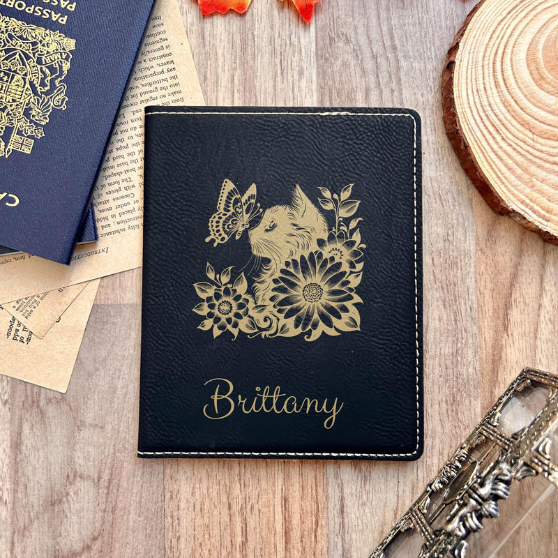 Gold Wildcat Passport Cover – Design #42