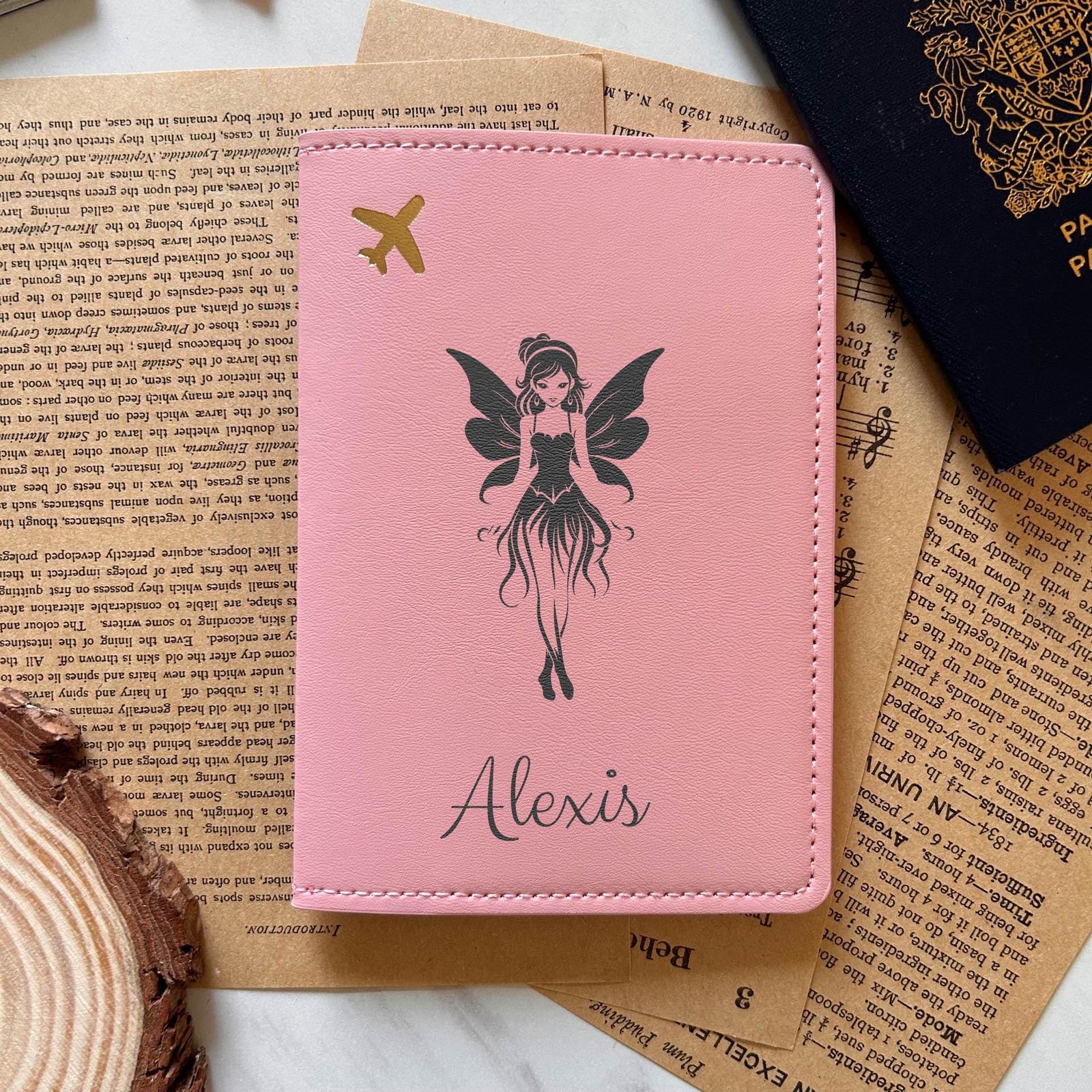 Nocturne Fairy Passport Cover – Design #75