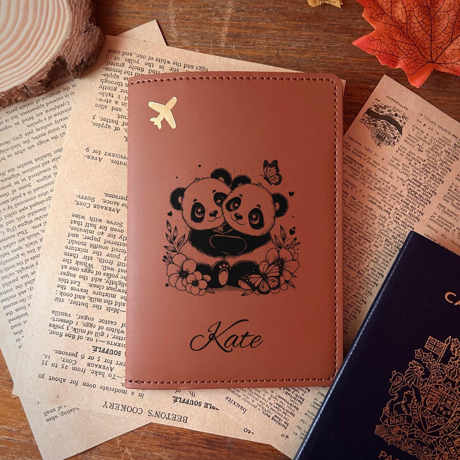 Panda Love Passport Cover – Design #84