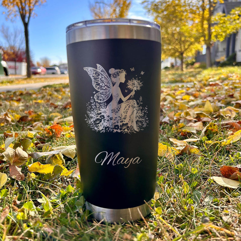 Blossom Fairy 20oz Engraved Tumbler