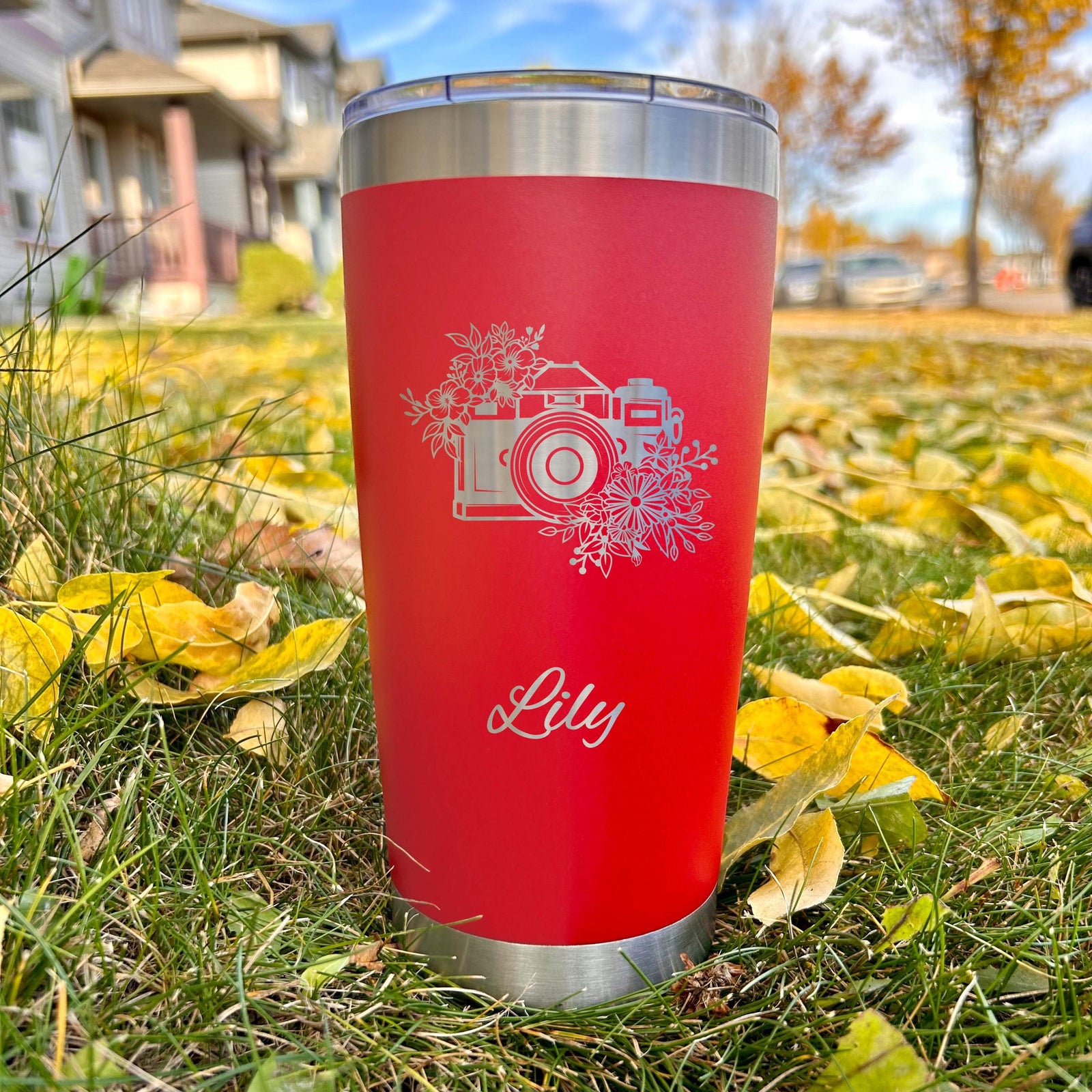 Camera Lover 20oz Engraved Tumbler