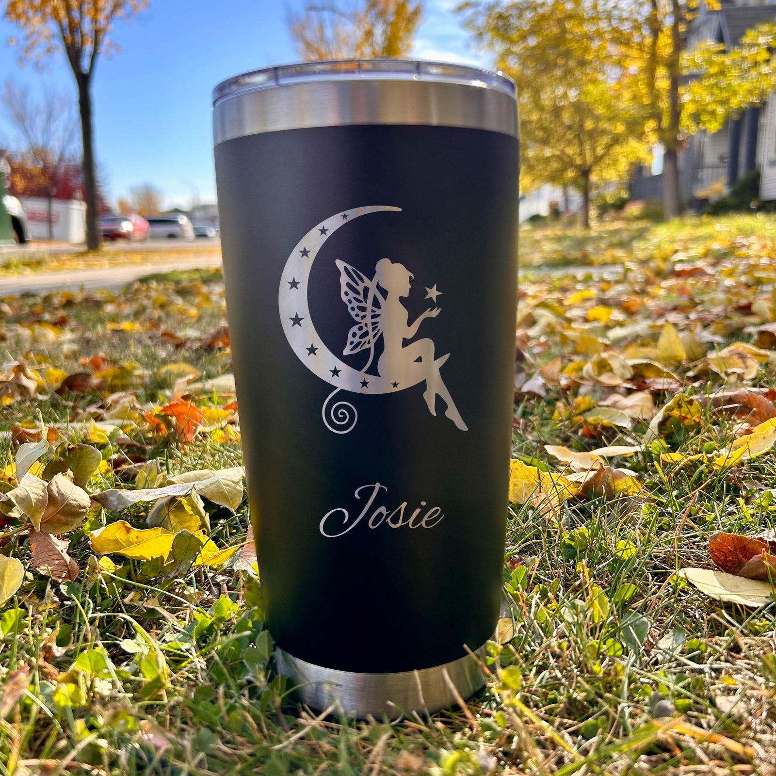 Fairy & Moon 20oz Engraved Tumbler