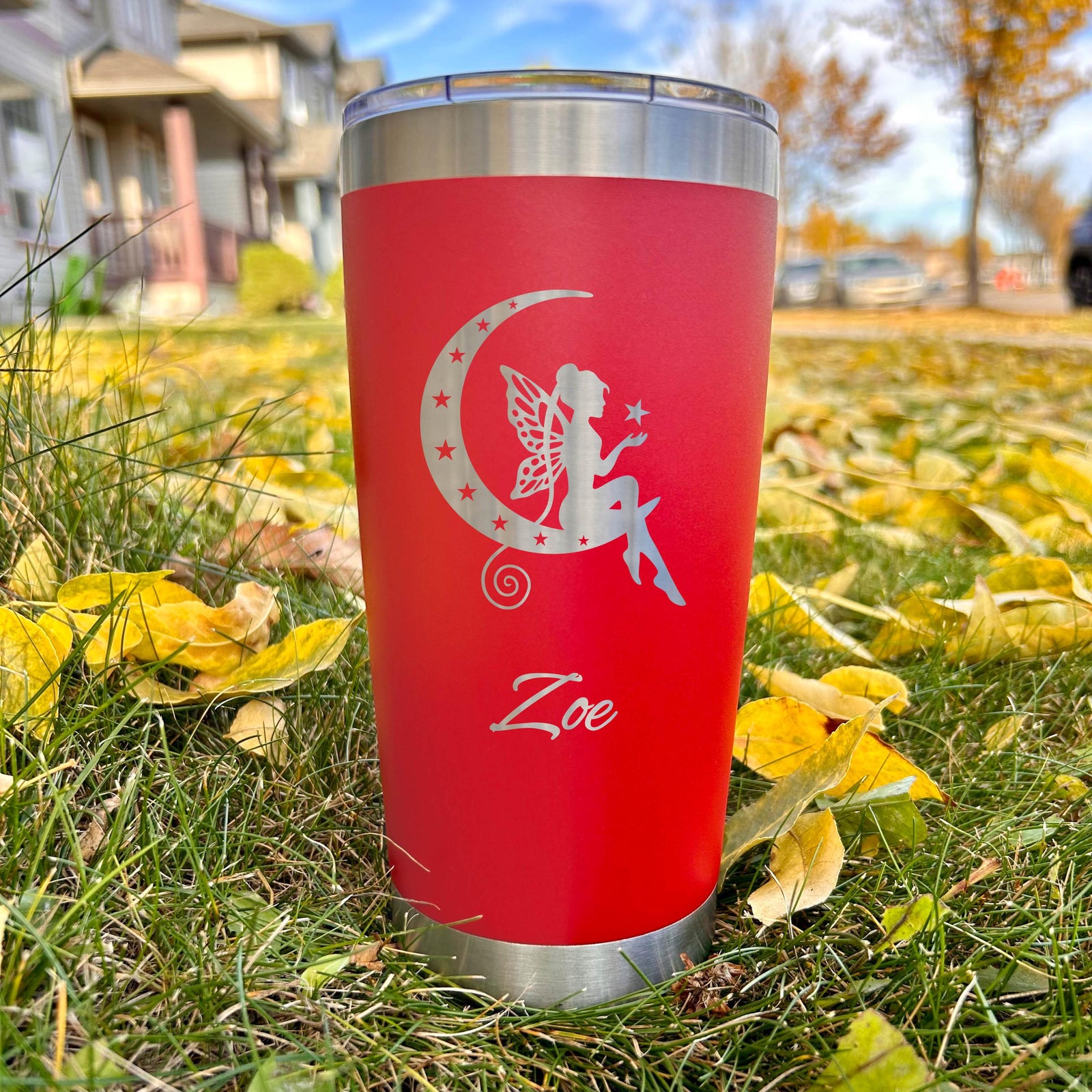 Fairy & Moon 20oz Engraved Tumbler