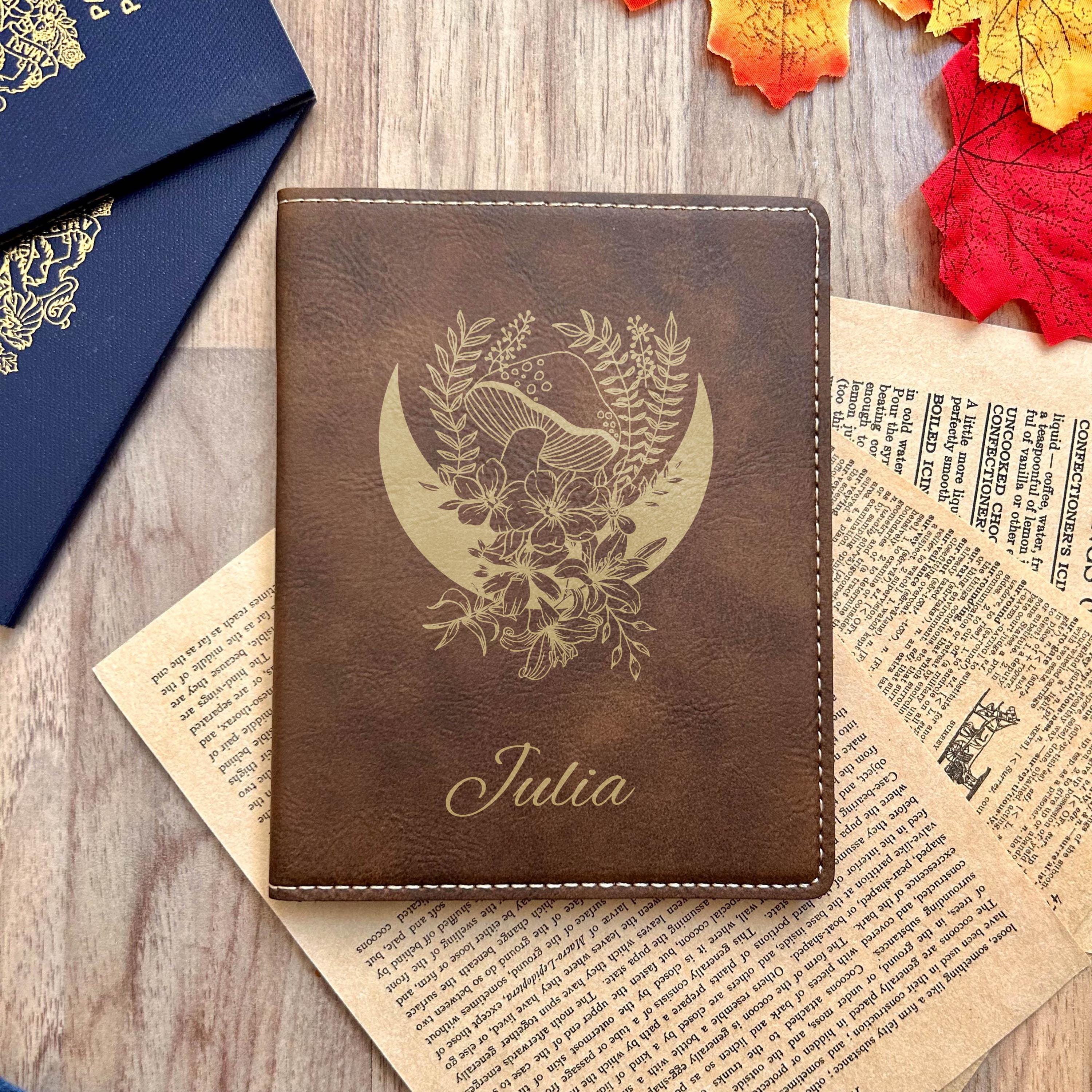 Gold Mystic Moon Passport Cover – Design #81