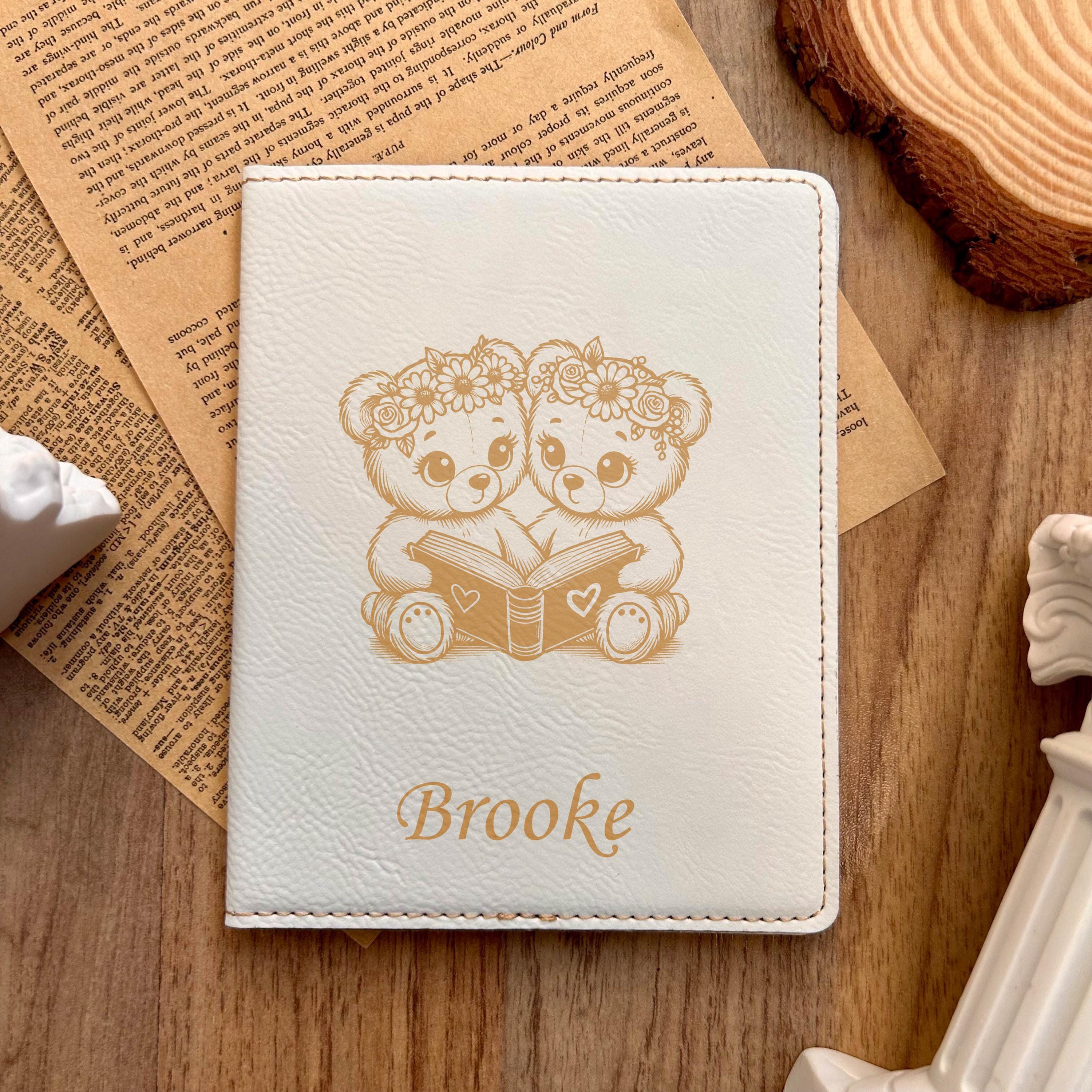 Gold Storytime Passport Cover – Design #87
