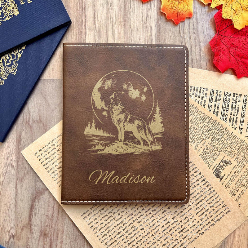 Gold Moonlight Passport Cover – Design #89