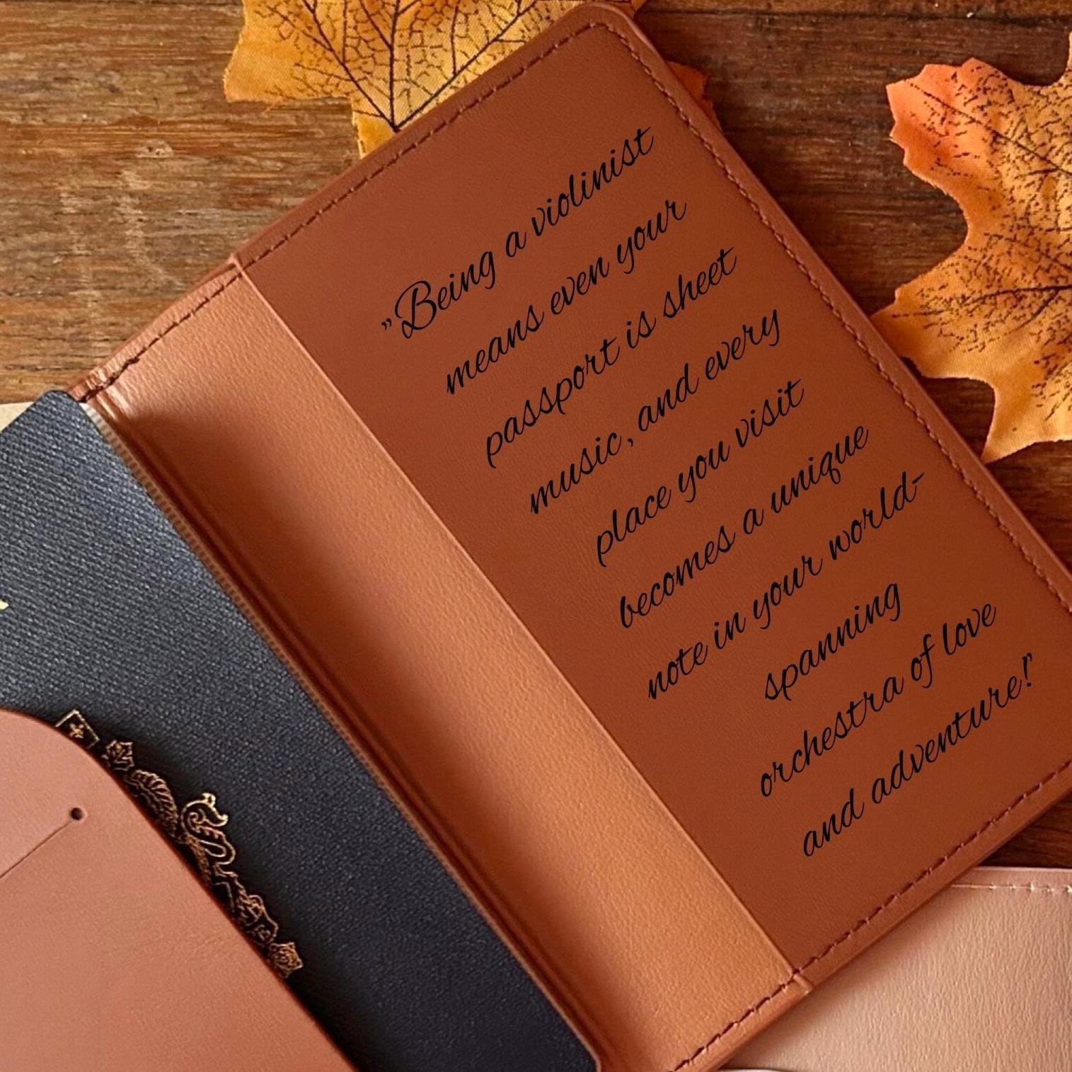 Violin Passport Cover