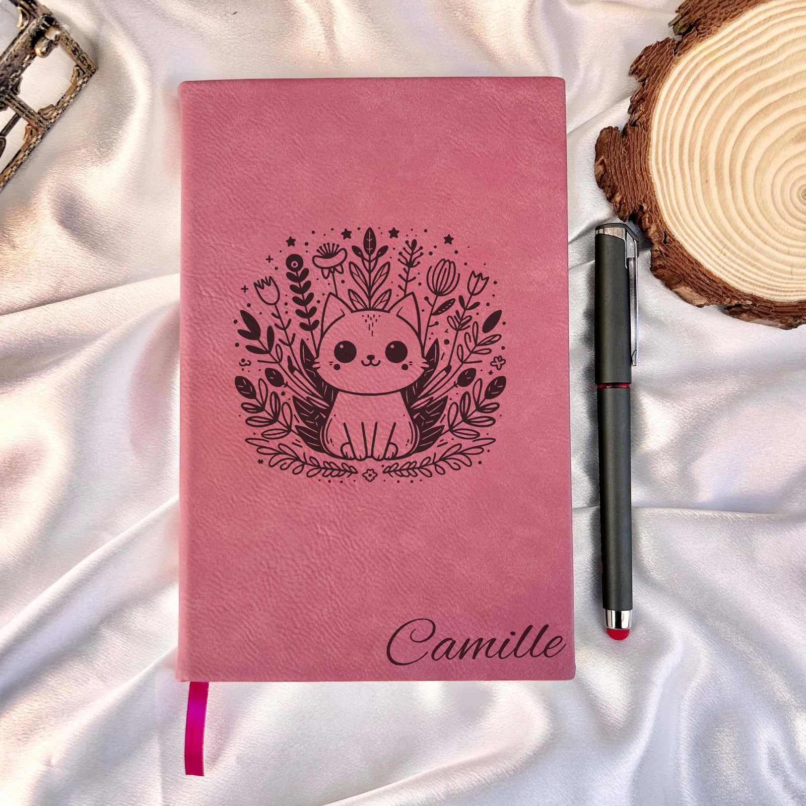 Kitten & Nature Journal – Hard Cover, Design #48