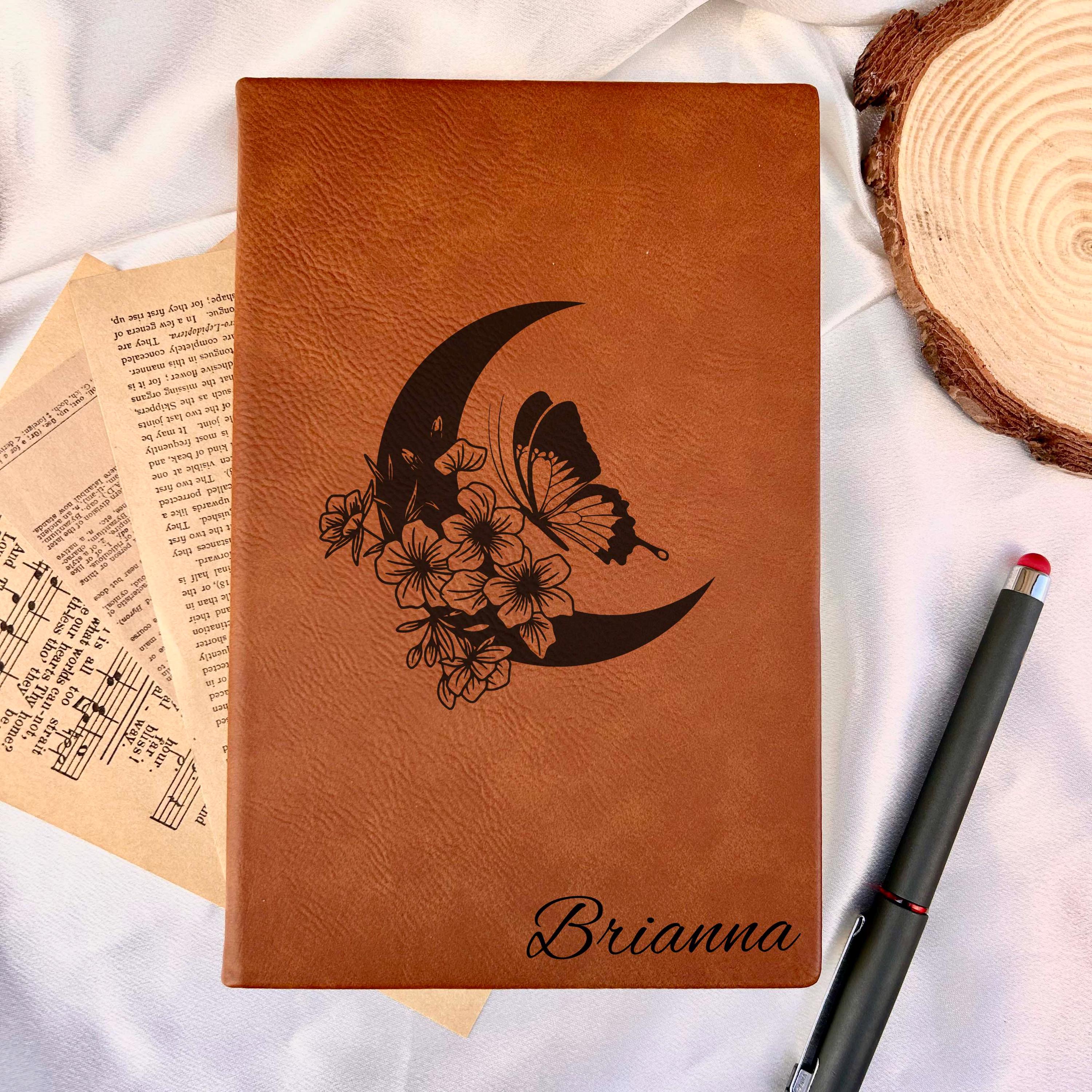 Butterfly & Moon Journal – Hard Cover, Design #79