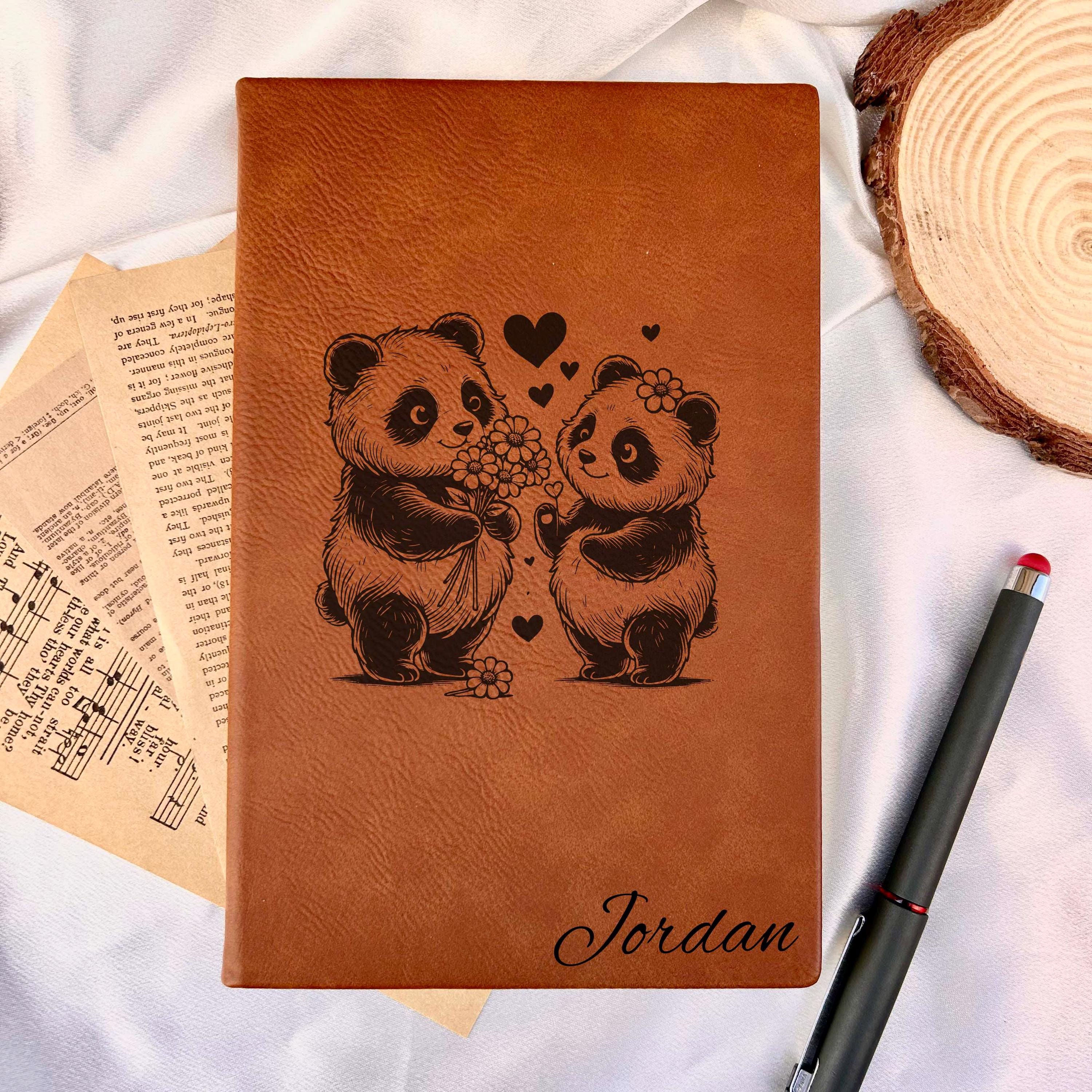 Pandas in Love Journal – Hard Cover, Design #88