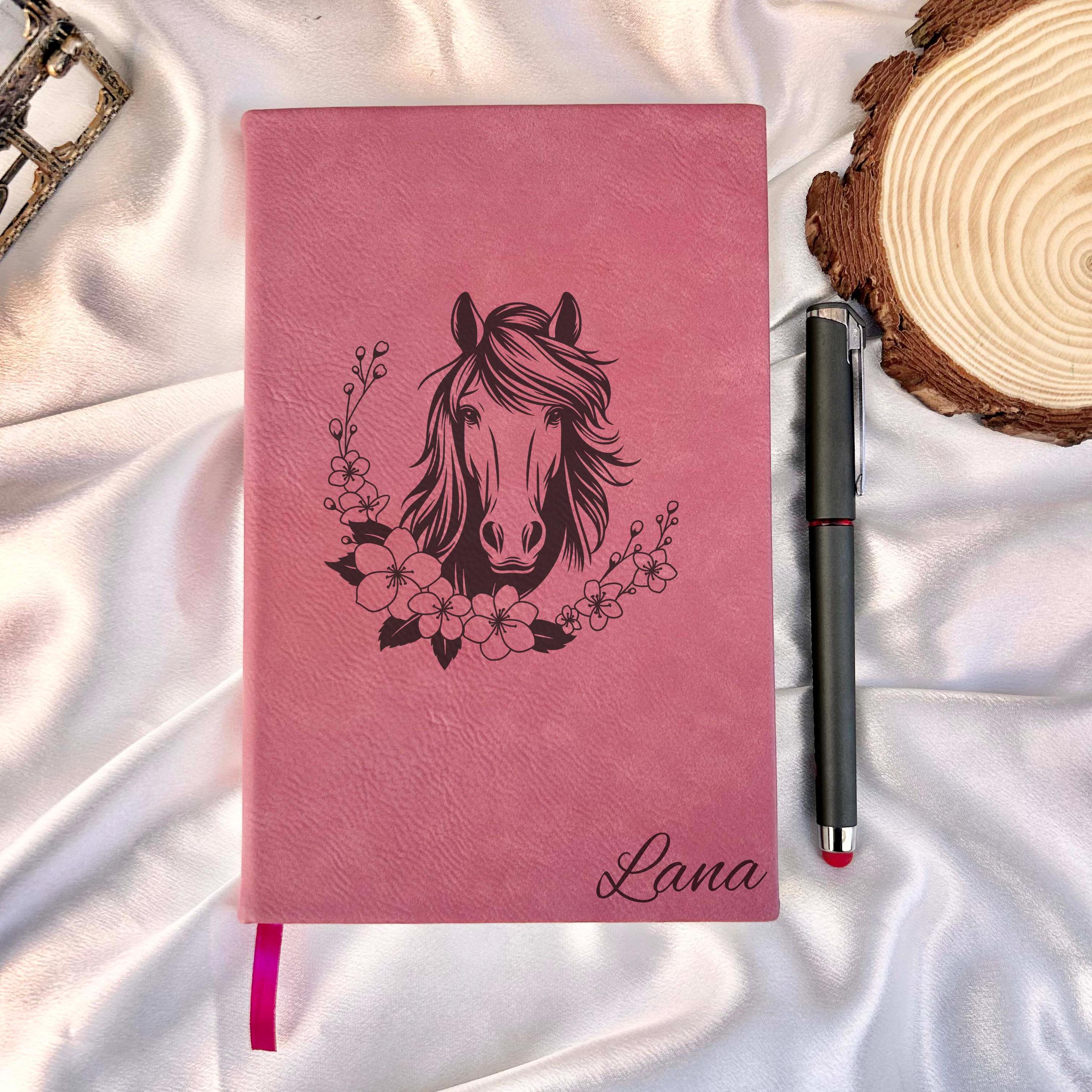 Horse Personalized Journal – Hard Cover, Horse Design #7