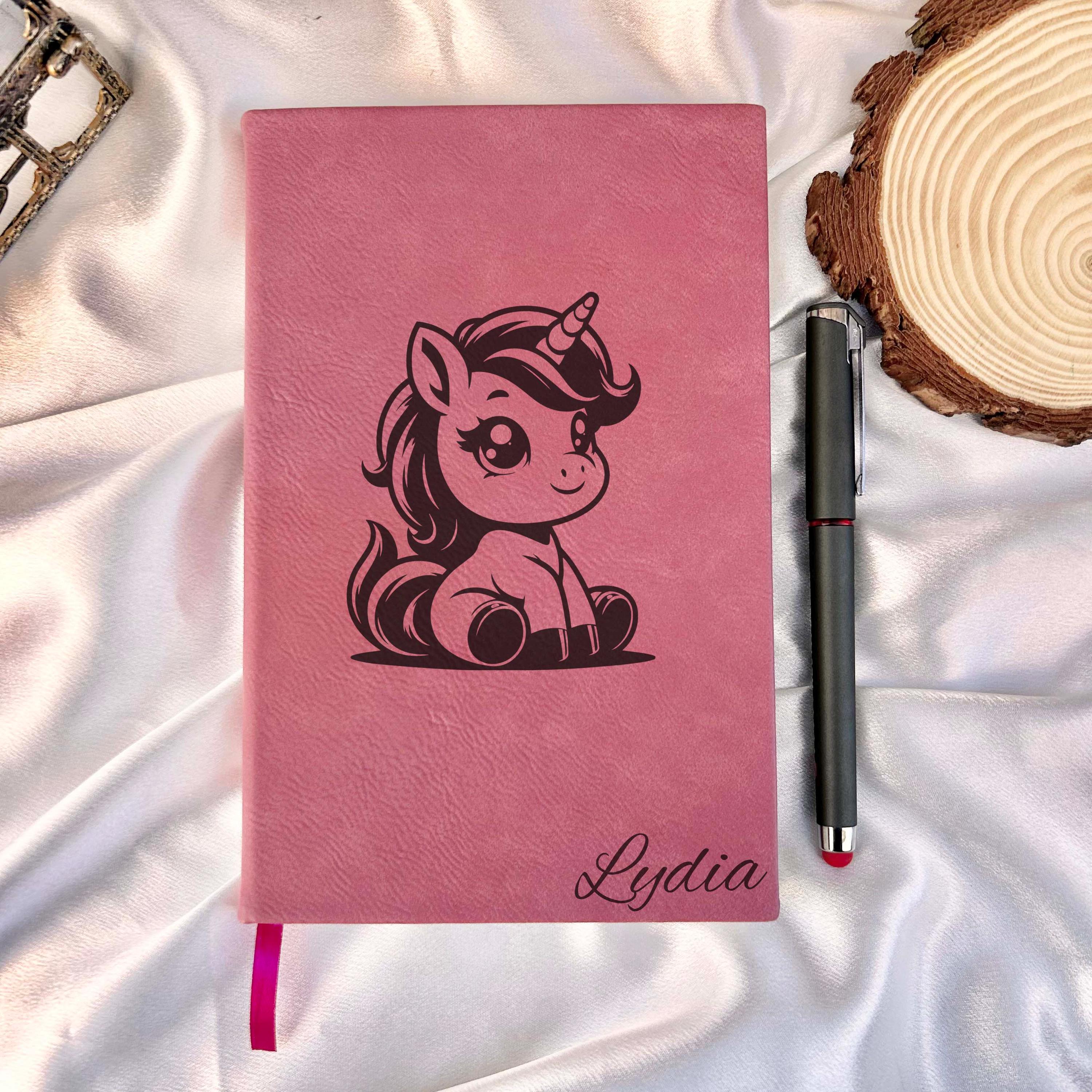 Unicorn Custom Journal – Hard Cover, Unicorn Design #1