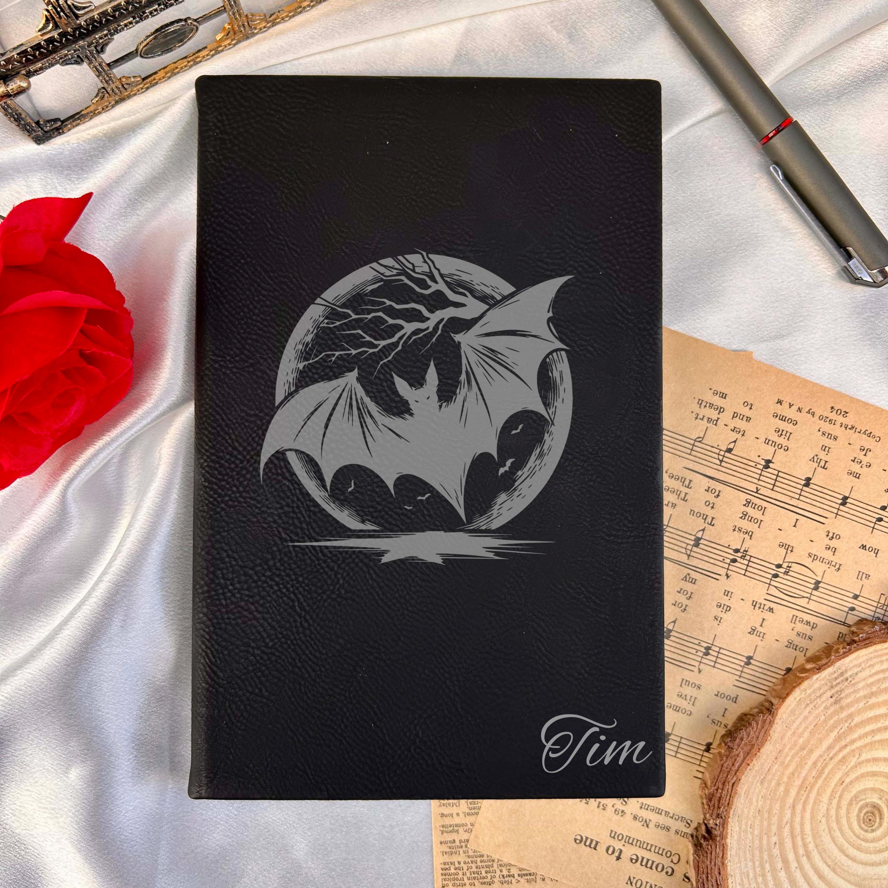 Bat Custom Journal – Hard Cover, Design #1