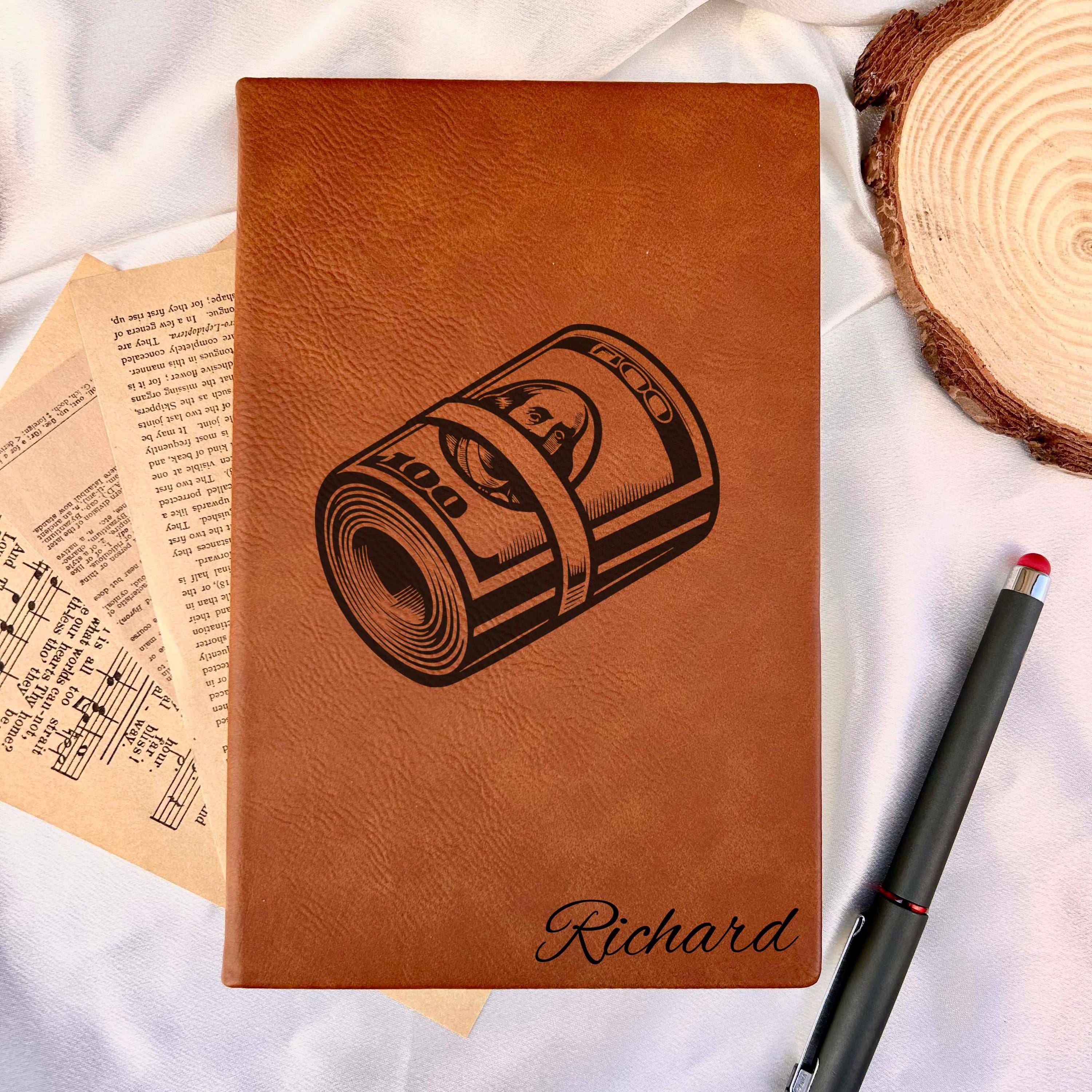 Money Roll Custom Journal – Hard Cover, Design #17