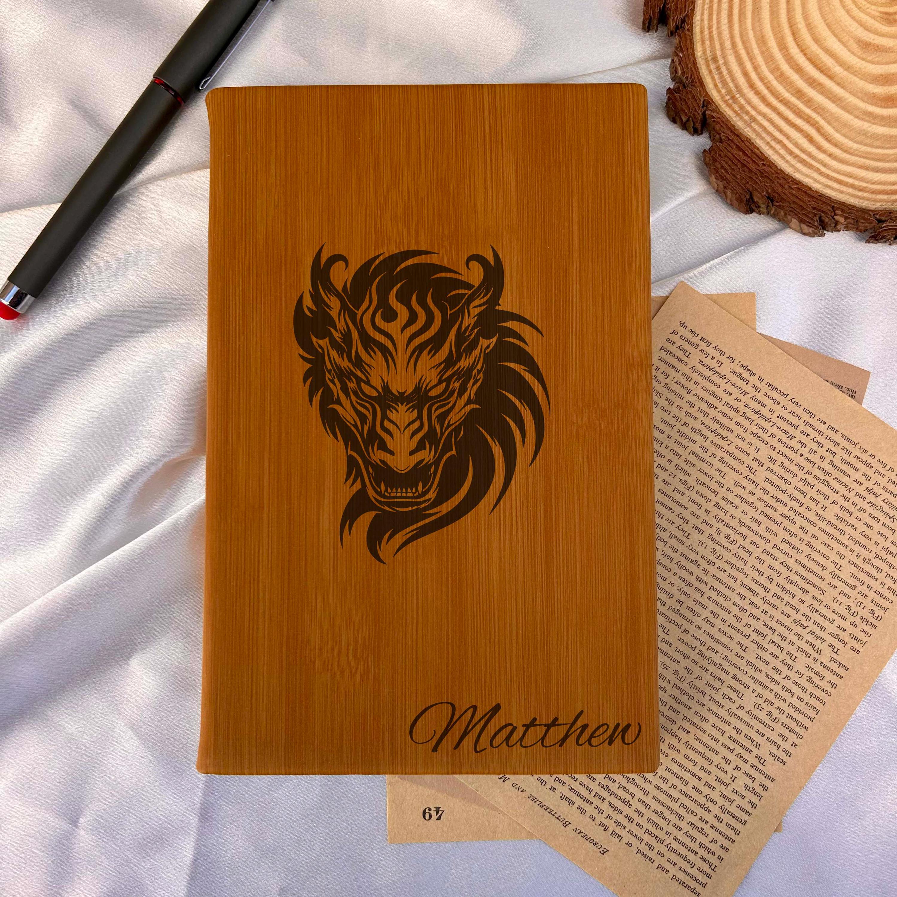 Dragon Custom Journal – Hard Cover, Dragon Design #1