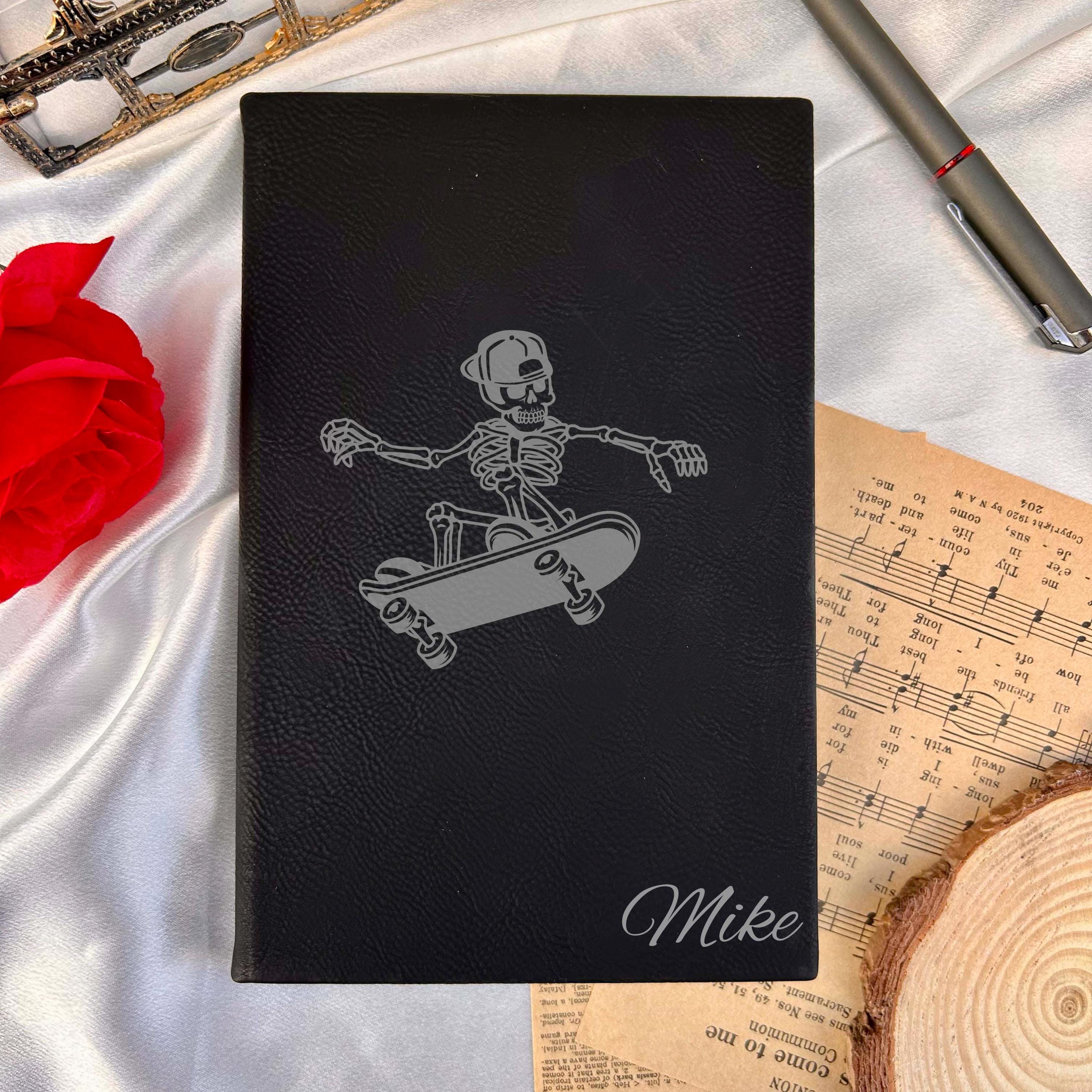 Skater Custom Journal – Hard Cover, Skate Design #1